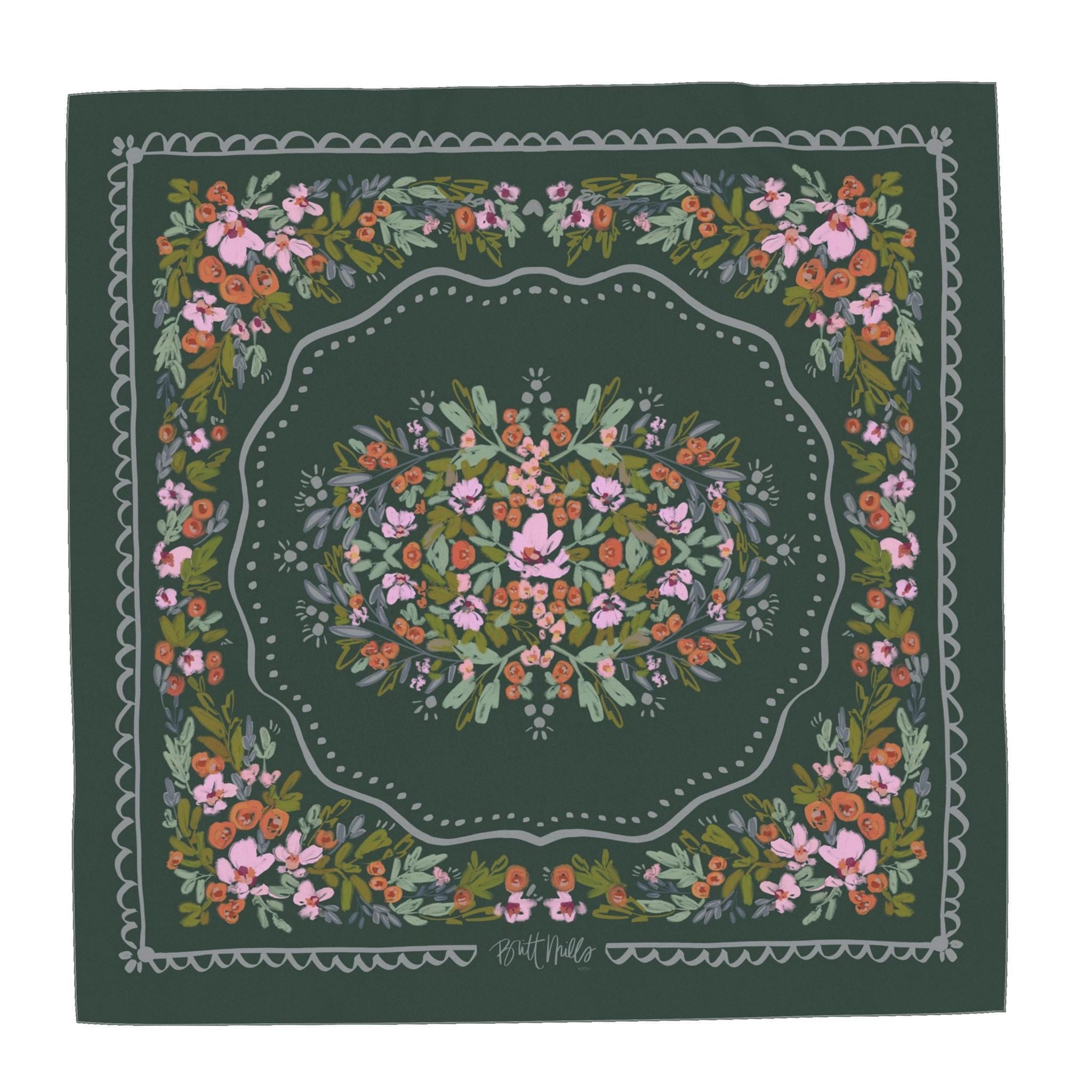 Savannah Silk Scarf & Shaw