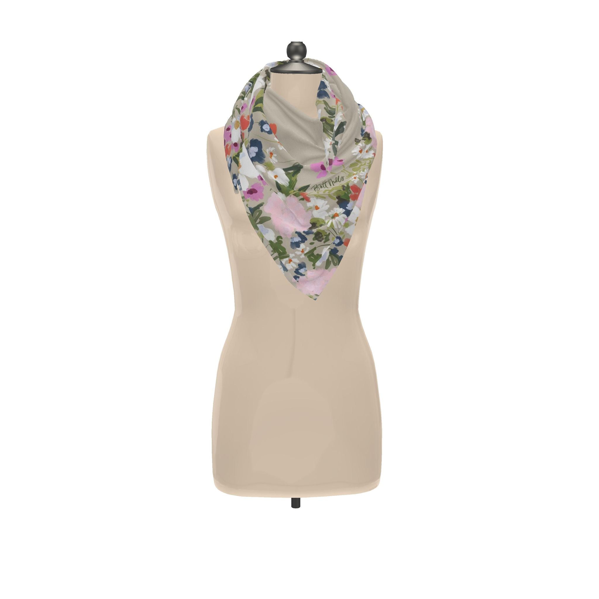 Veranda Silk Scarf & Shawl