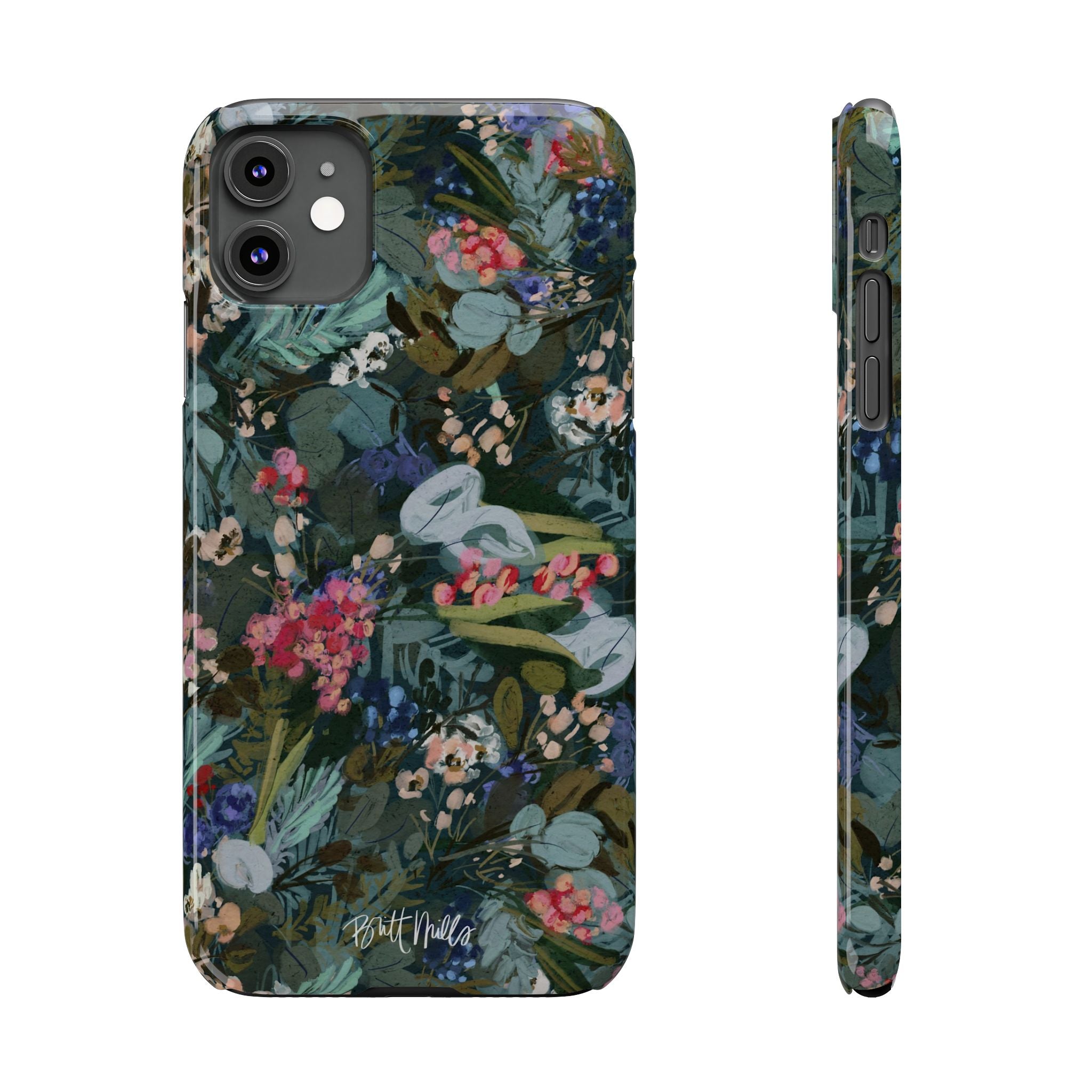 Winter Berry Slim Phone Case