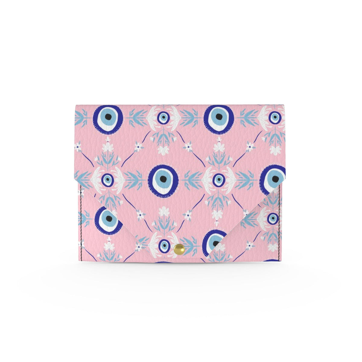 Evil Eye Vegan Leatherette Mahjong Card Holder
