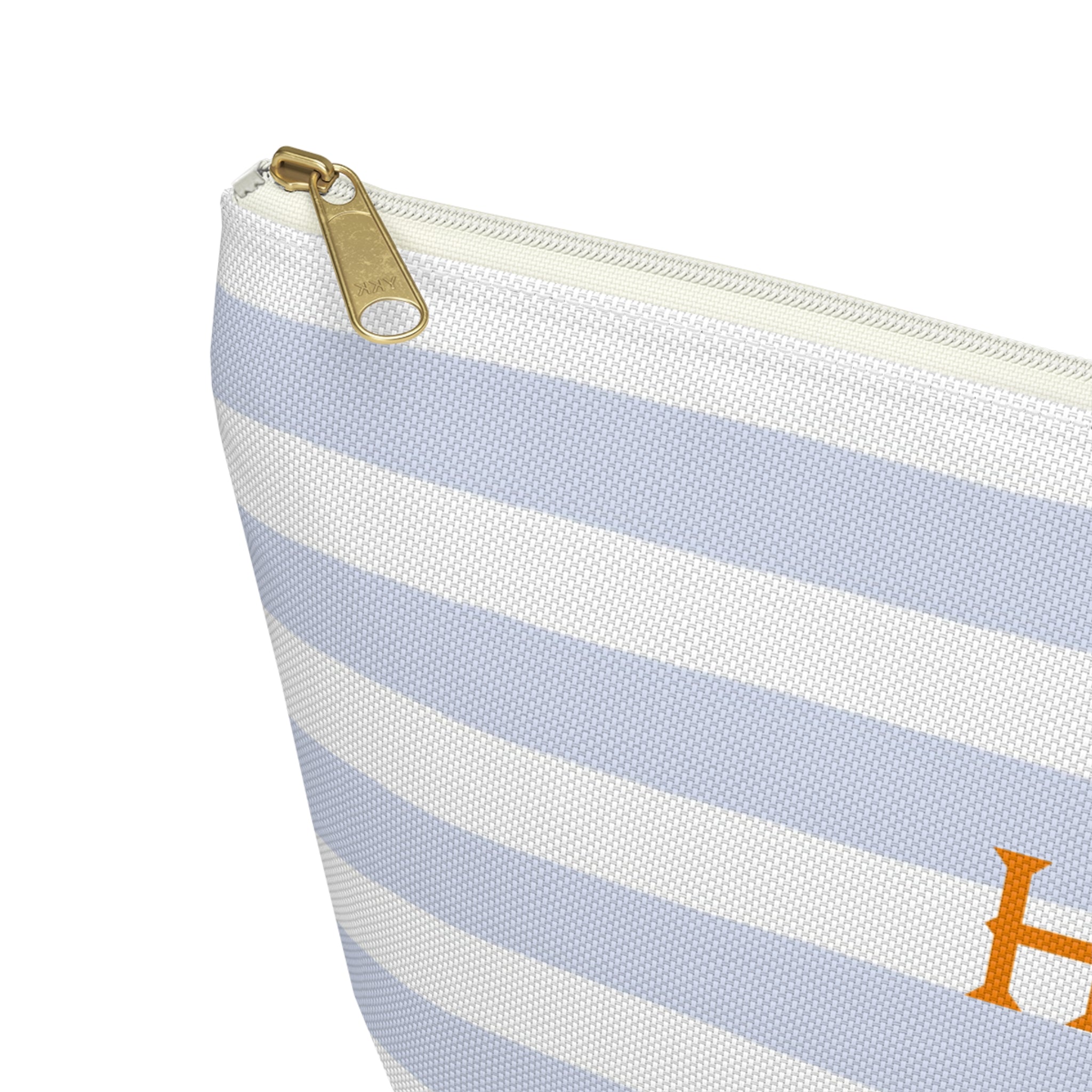 Preppy Cheetah (Blue) Monogrammed Mahjong Tile Pouch
