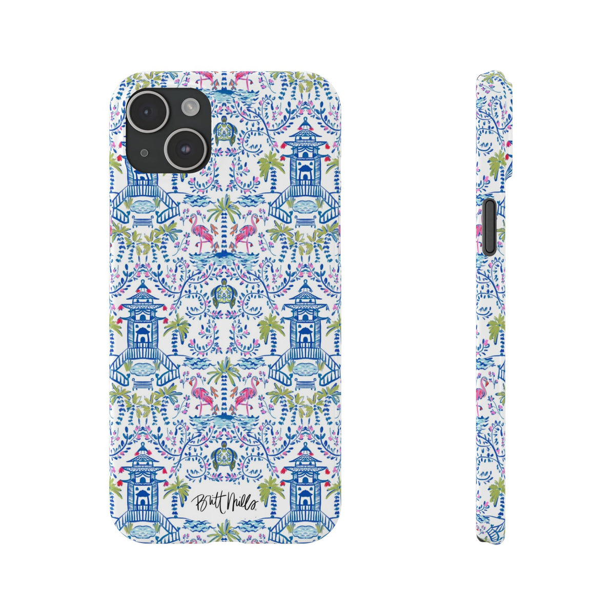Colorful Chinoiserie Slim Phone Case