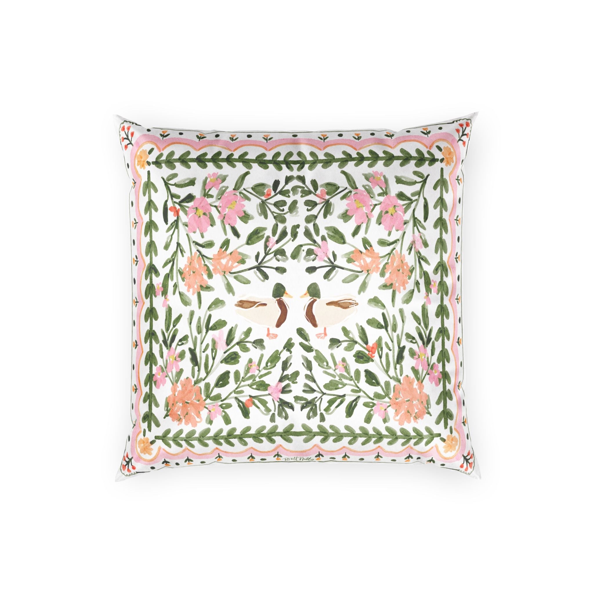 Walk in the Park Velvet Pillow