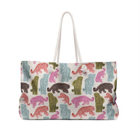Safari Society Striped Monogrammed Mahjong Bag