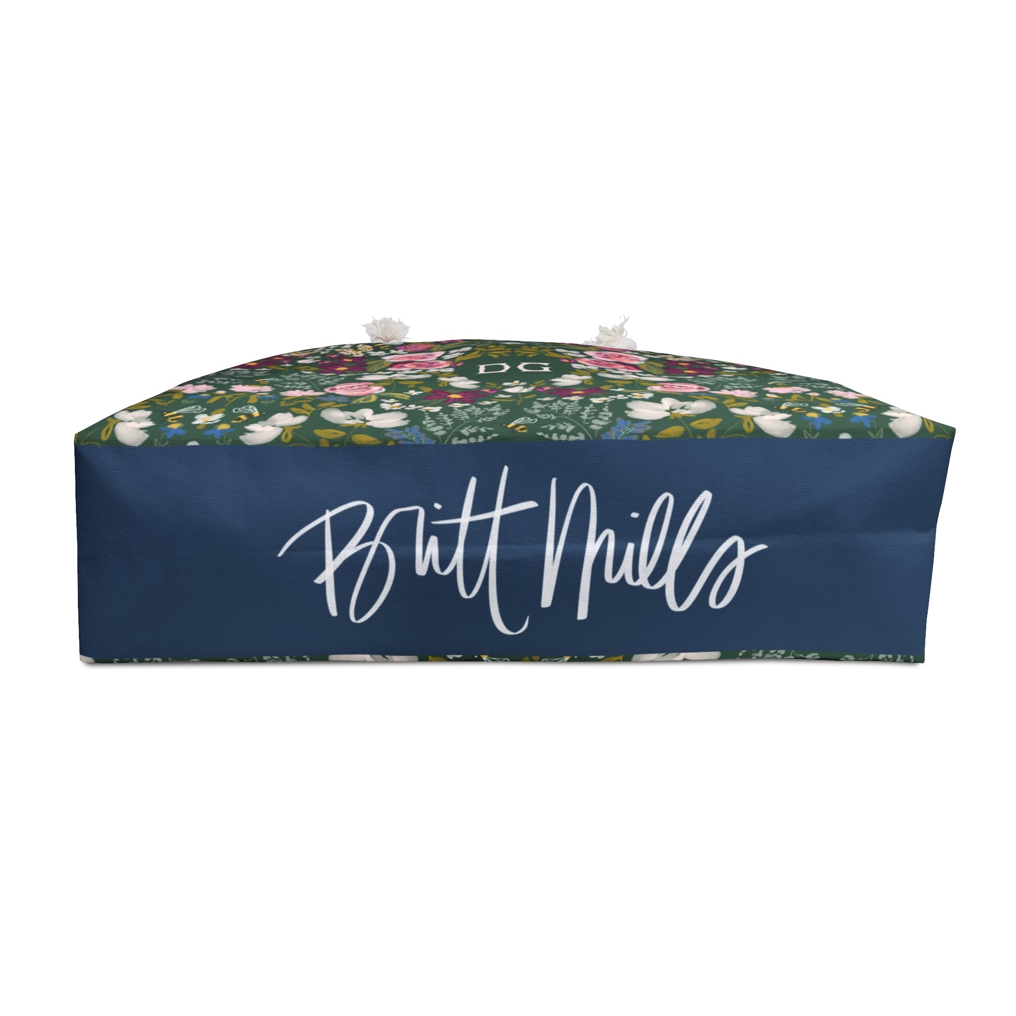 Gardens Monogrammed Mahjong Bag