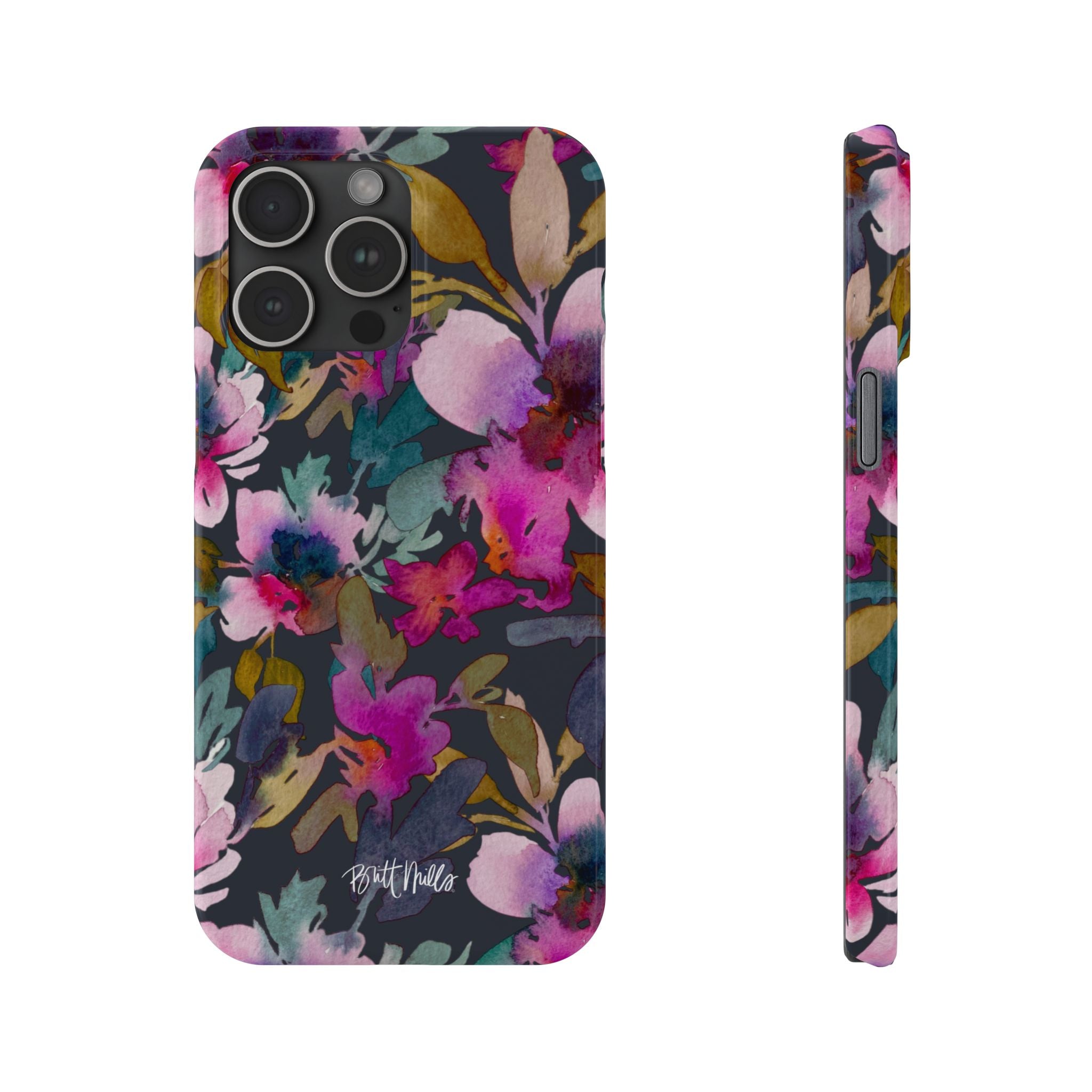 Flourish Slim Phone Case