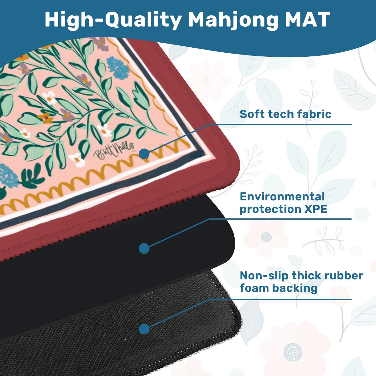 Novella Mahjong Mat (Non-Neoprene)