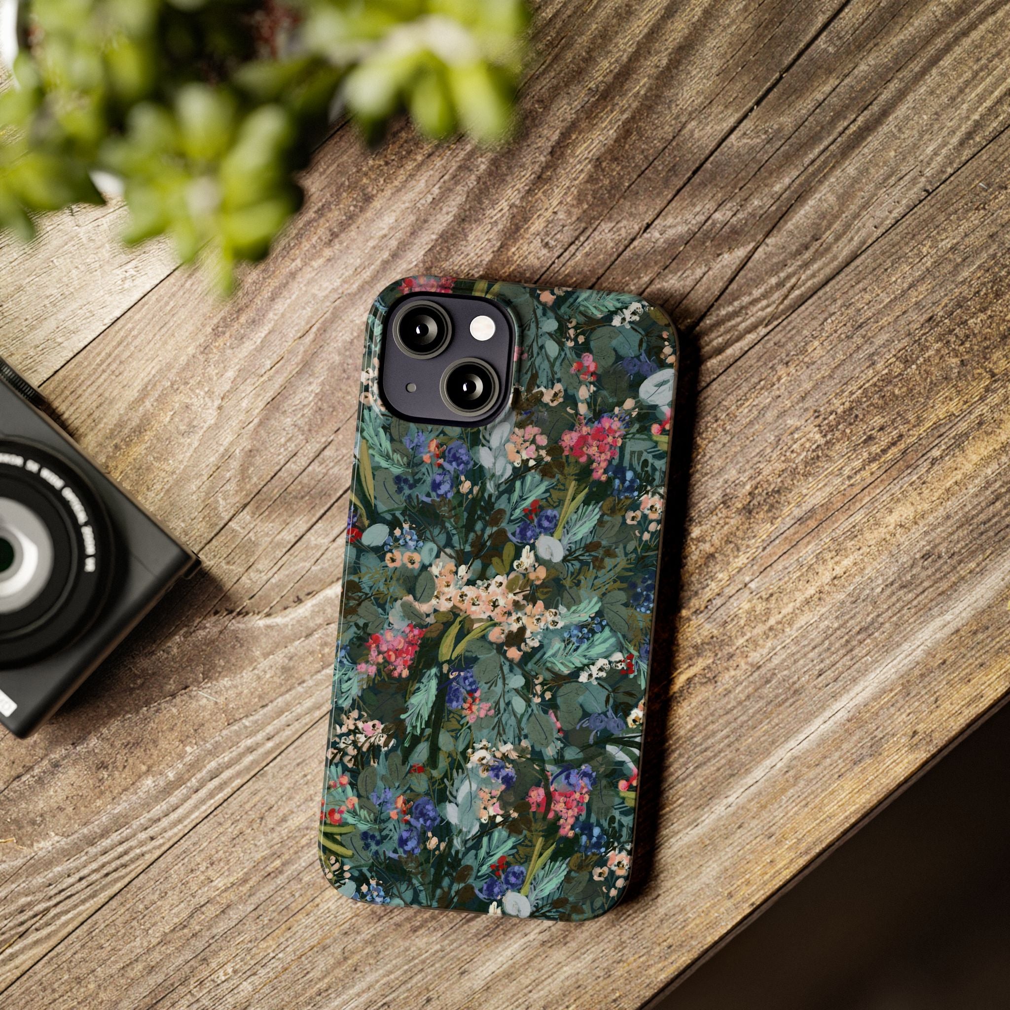 Winter Berry Slim Phone Case