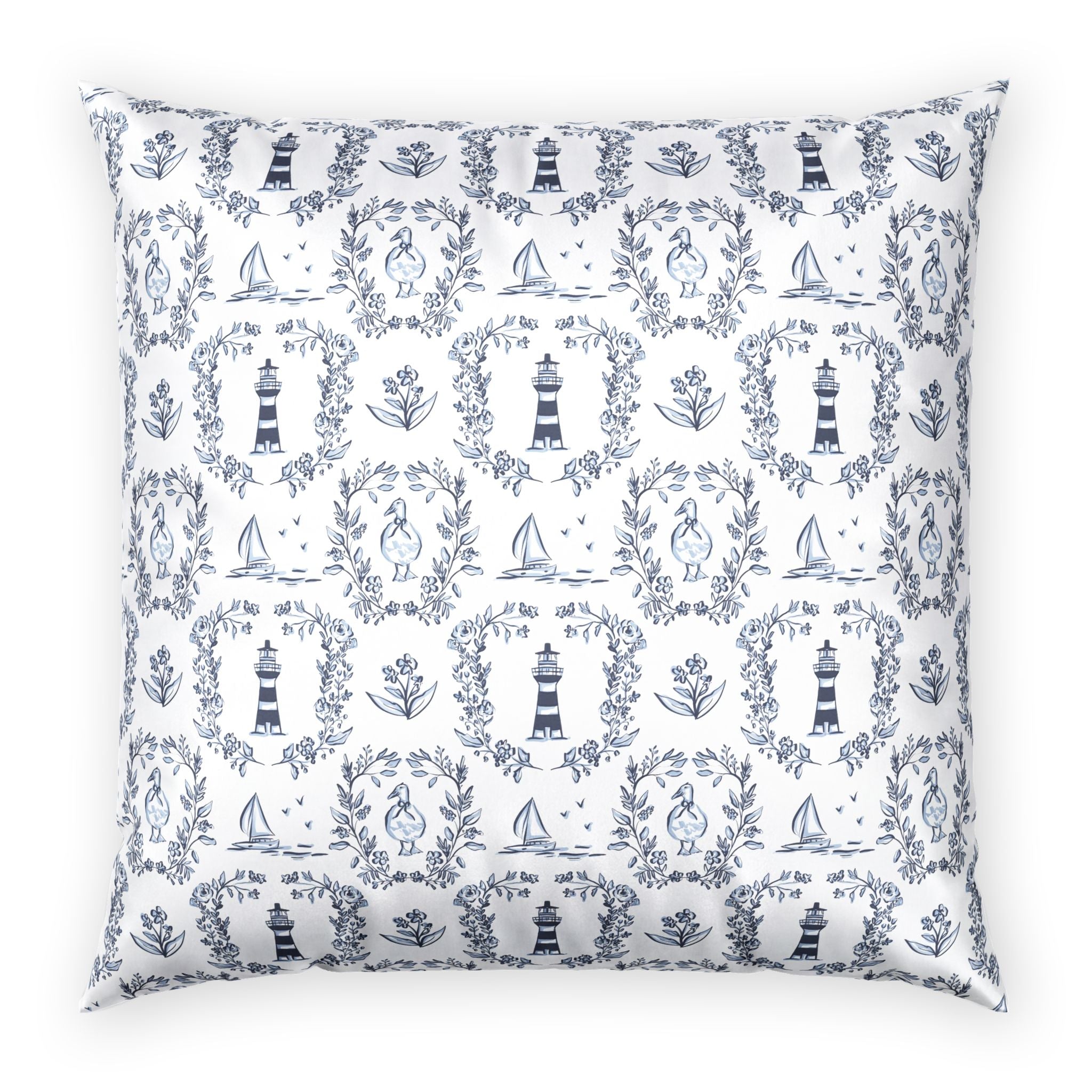 East Cost Summer Velvet Pillow
