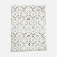 Beatrix Monogrammed Baby Blanket