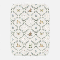 Beatrix Monogrammed Baby Burp Cloth