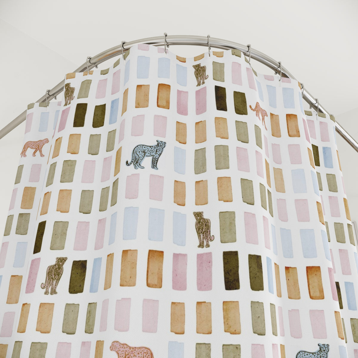 House Print Shower Curtain