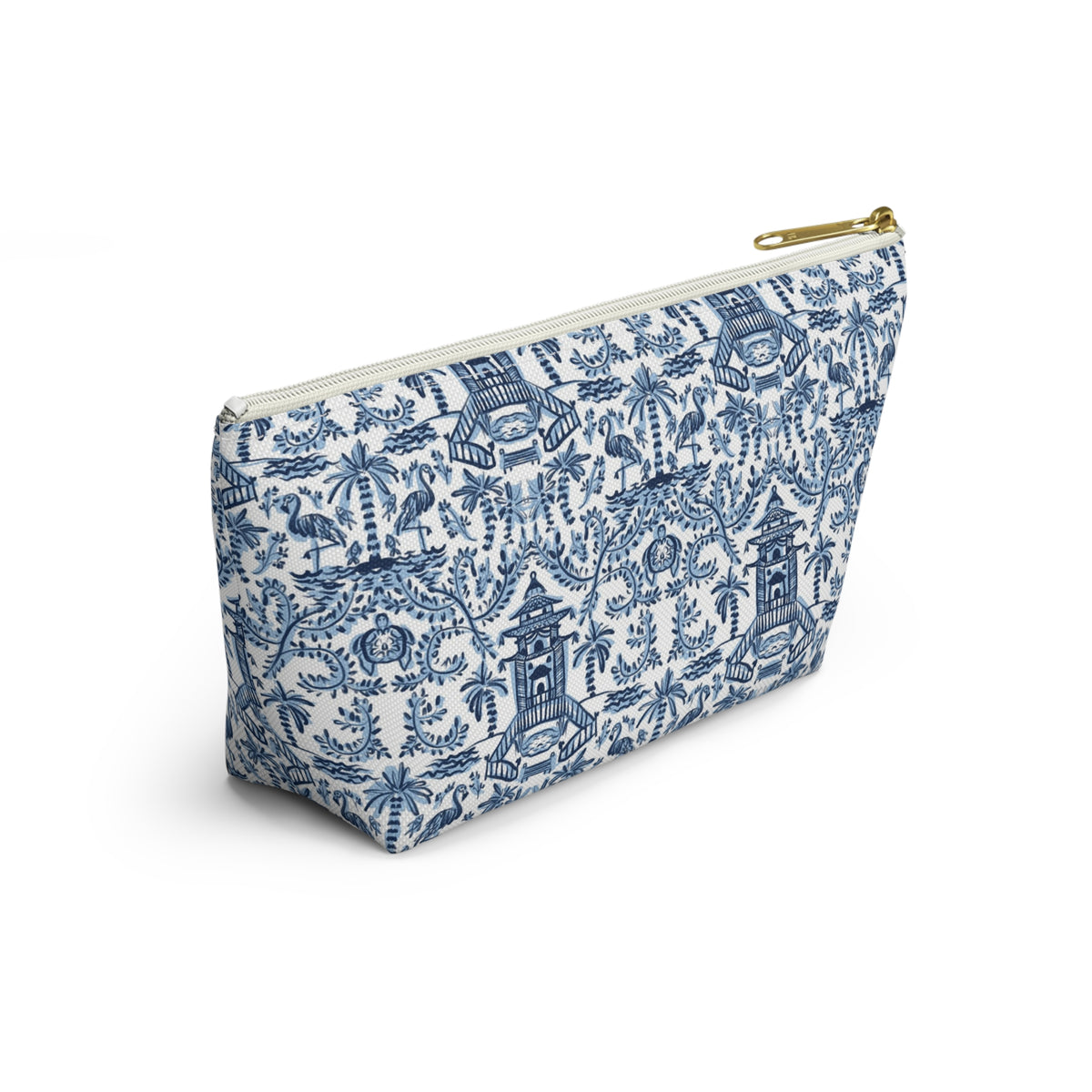 Palm Beach Striped Monogrammed Pouch