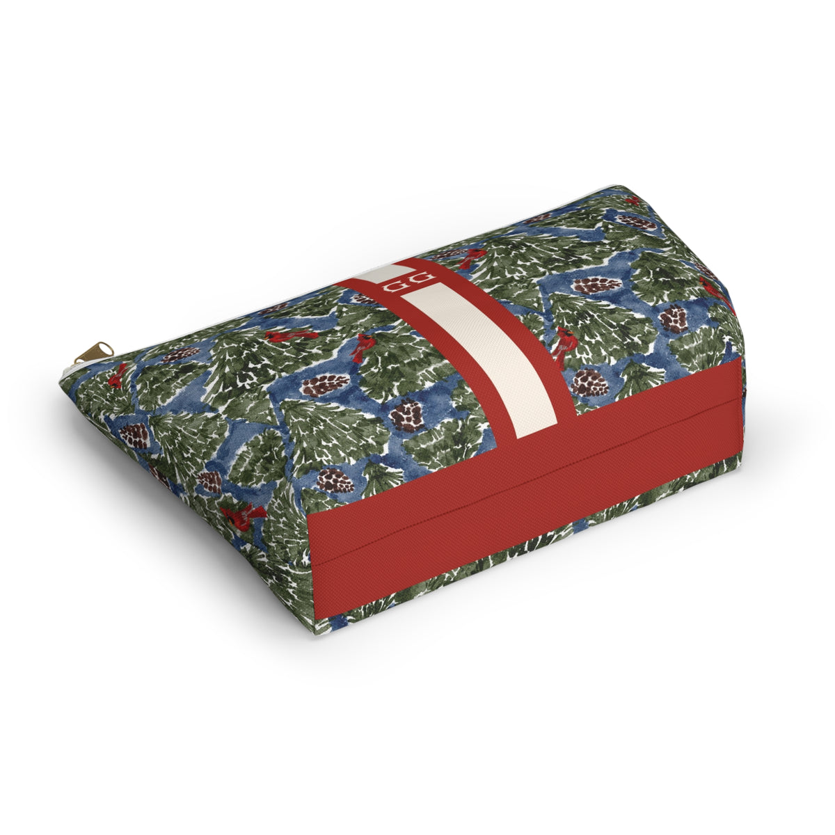 Merrywood Striped Monogrammed Mahjong Tile Pouch