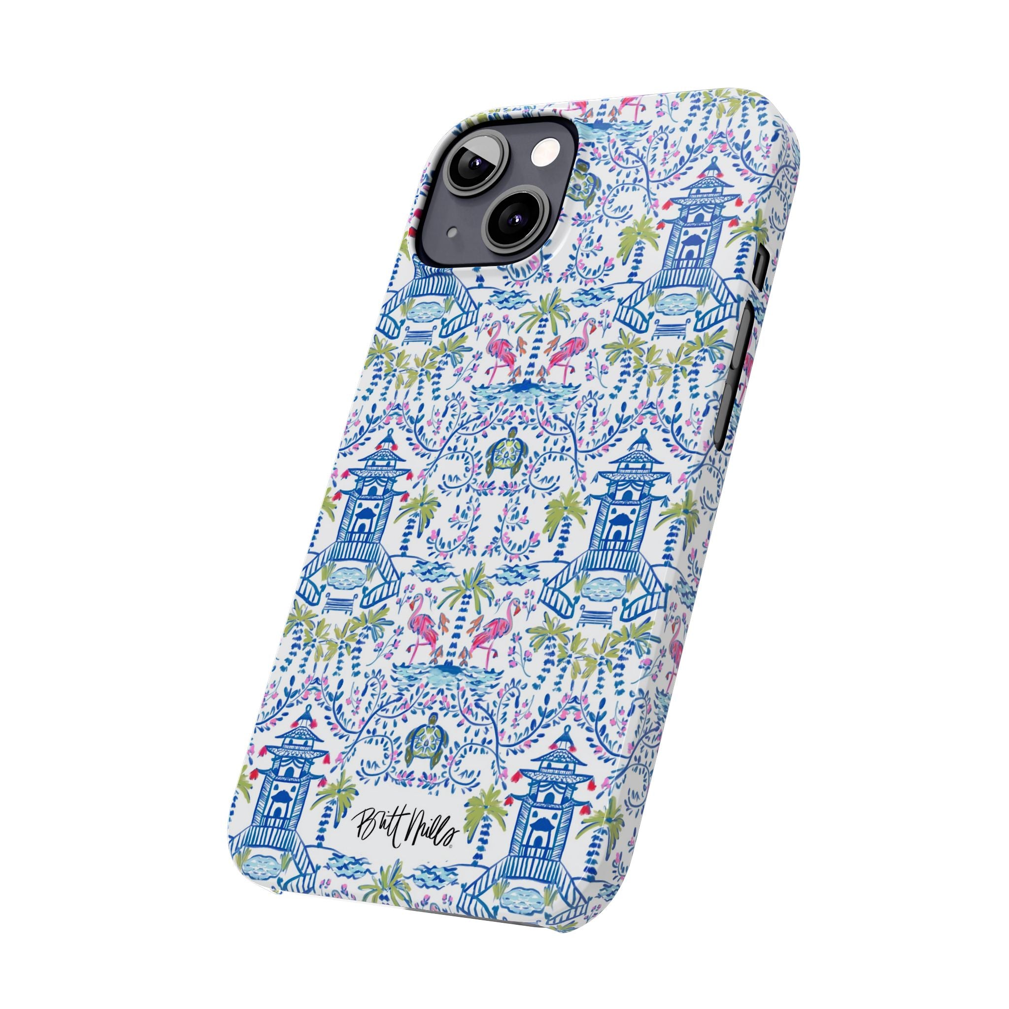 Colorful Chinoiserie Slim Phone Case