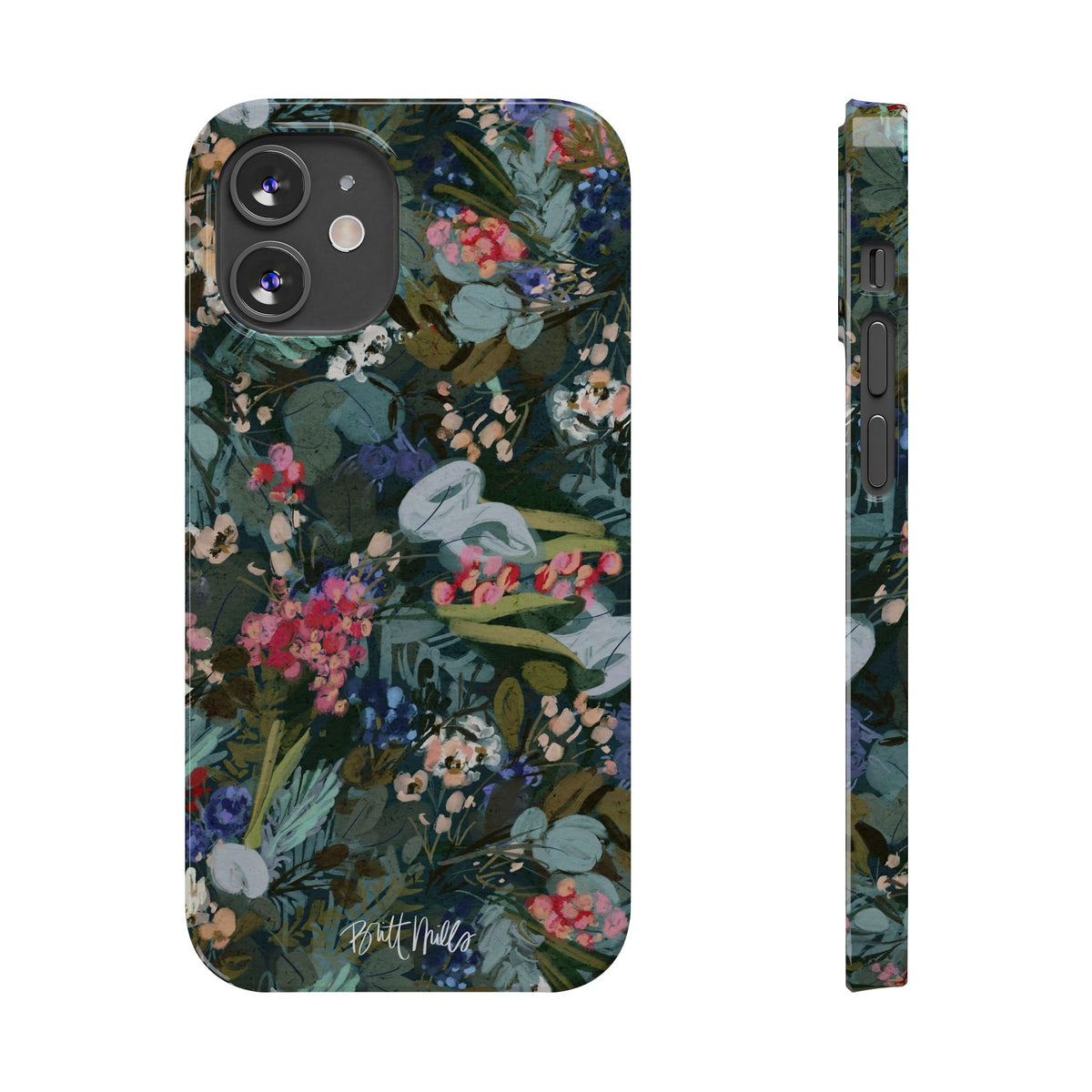 Winter Berry Slim Phone Case
