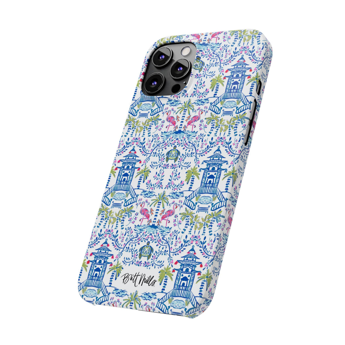 Colorful Chinoiserie Slim Phone Case
