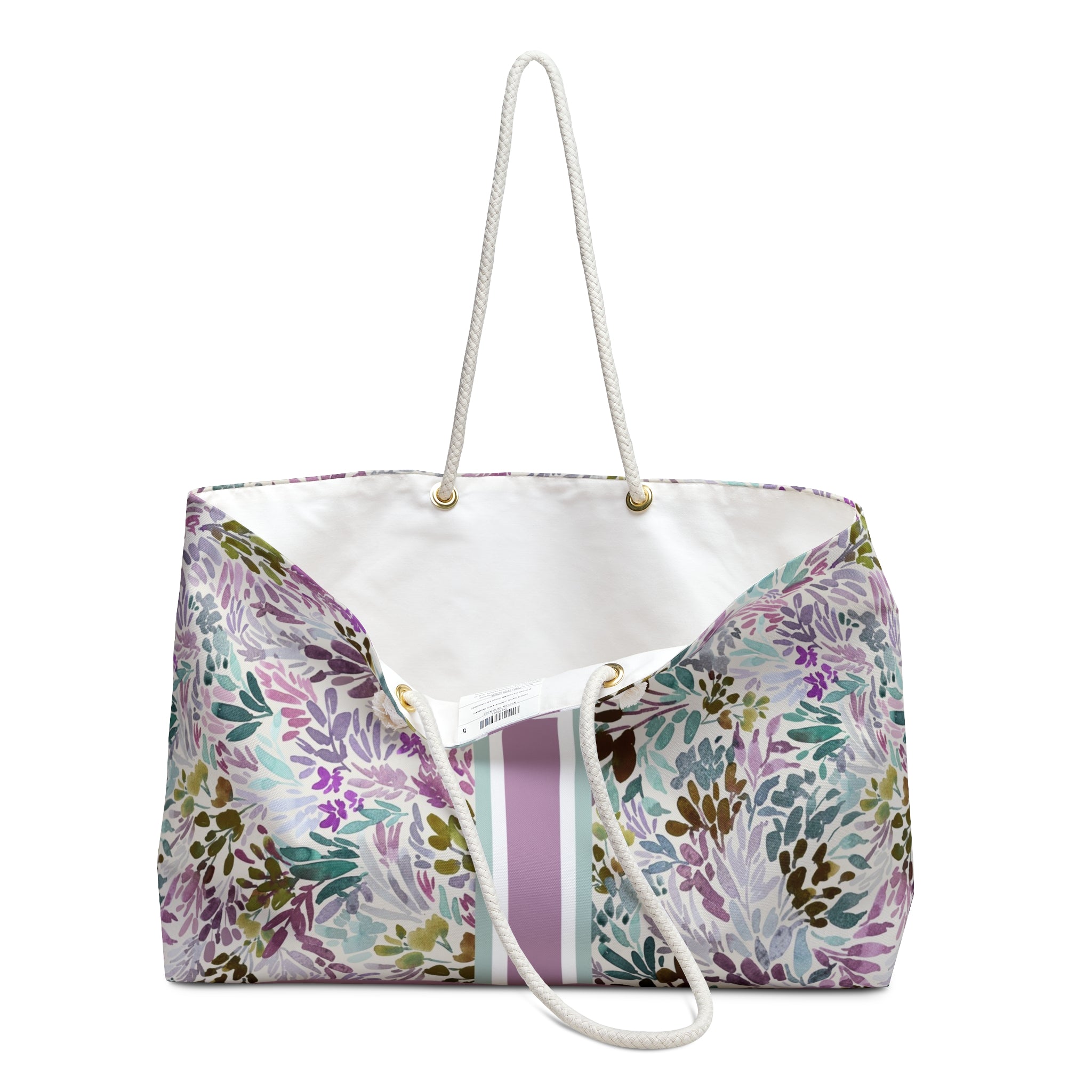 Daphne Striped Monogrammed Mahjong Bag