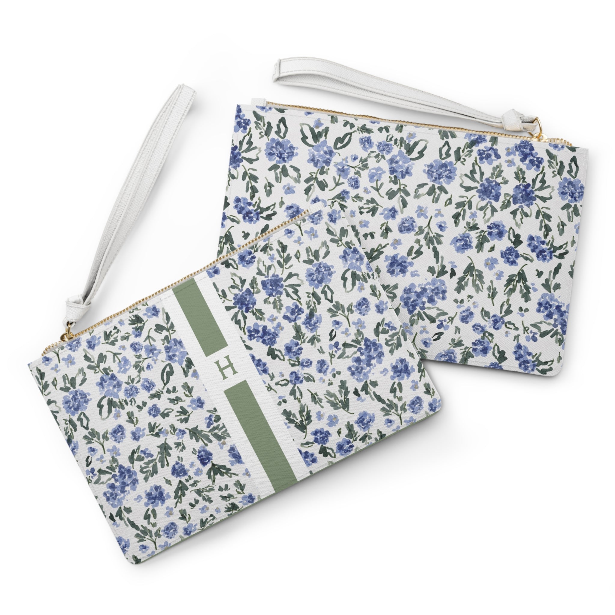 English Countryside Striped Monogrammed Mahjong Card Holder