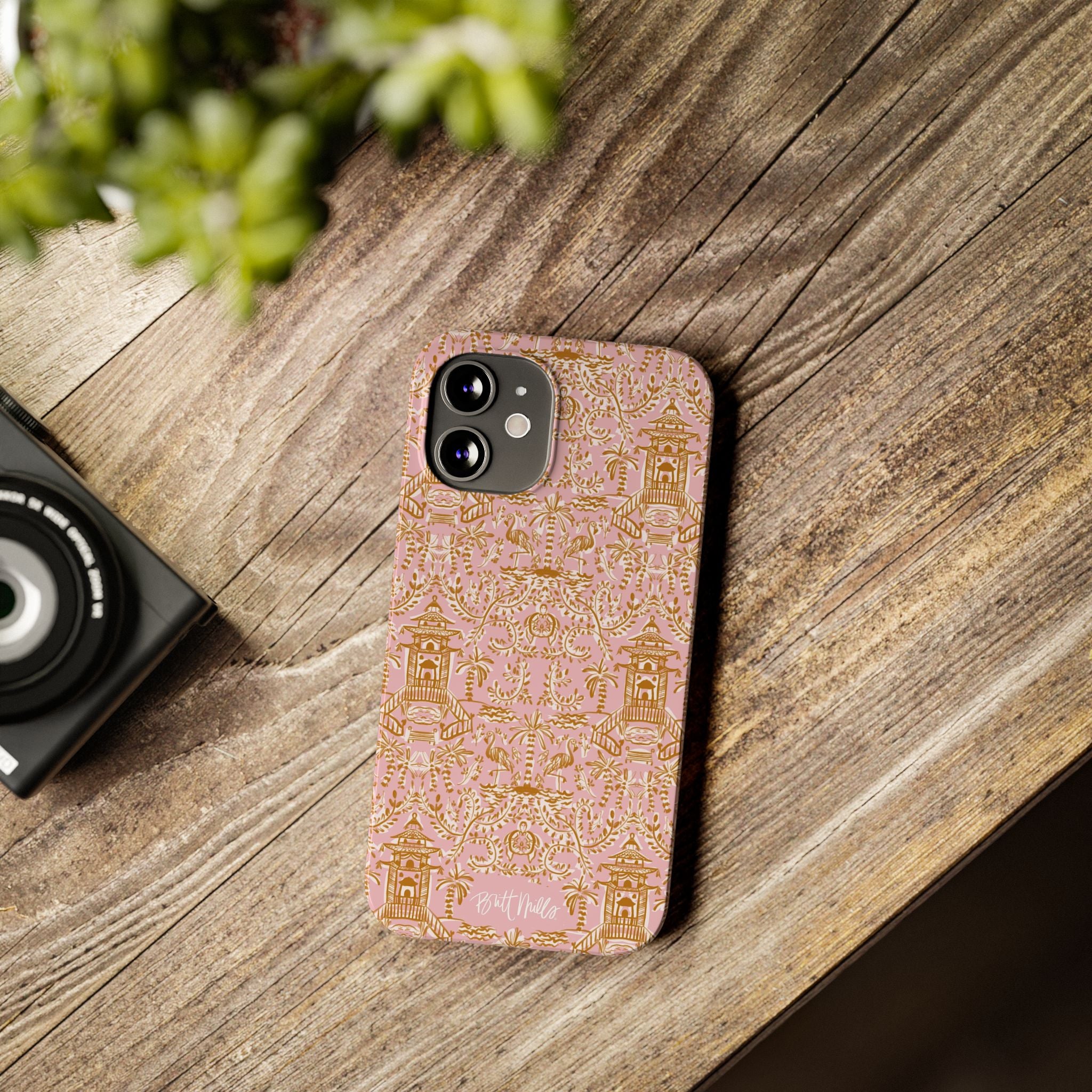 Soirée Pink Slim Phone Case
