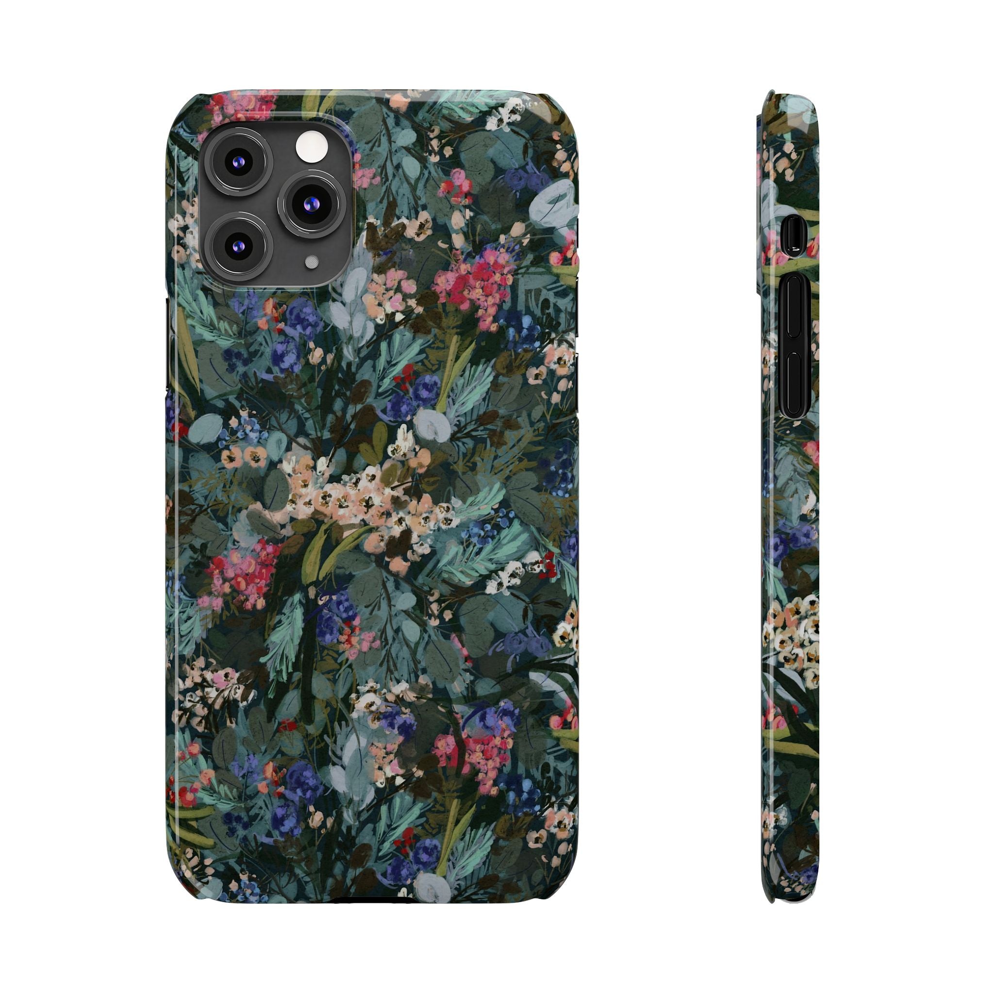 Winter Berry Slim Phone Case