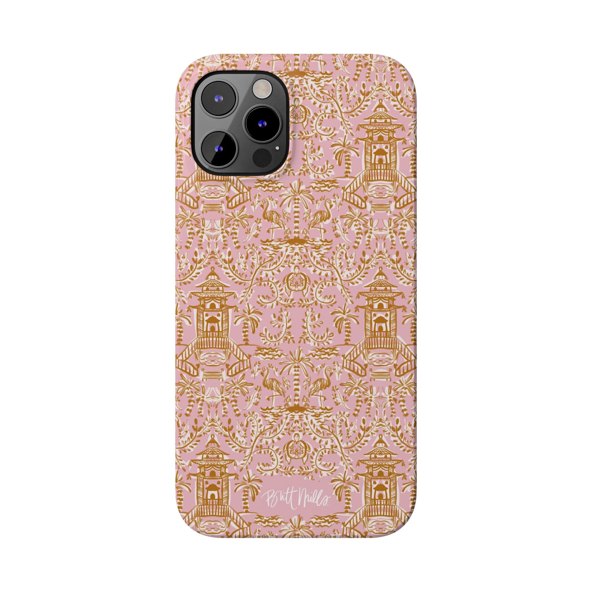Soirée Pink Slim Phone Case