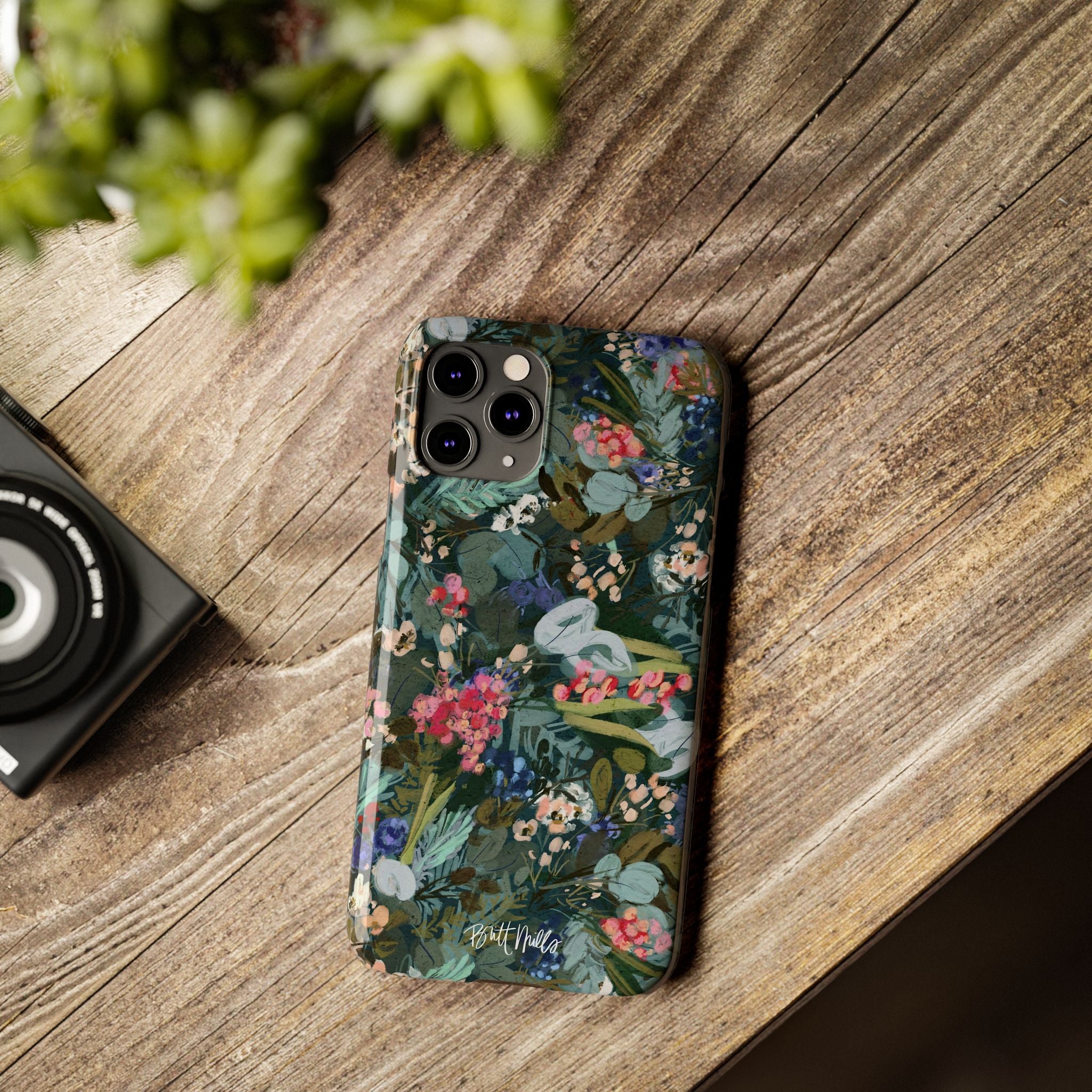 Winter Berry Slim Phone Case