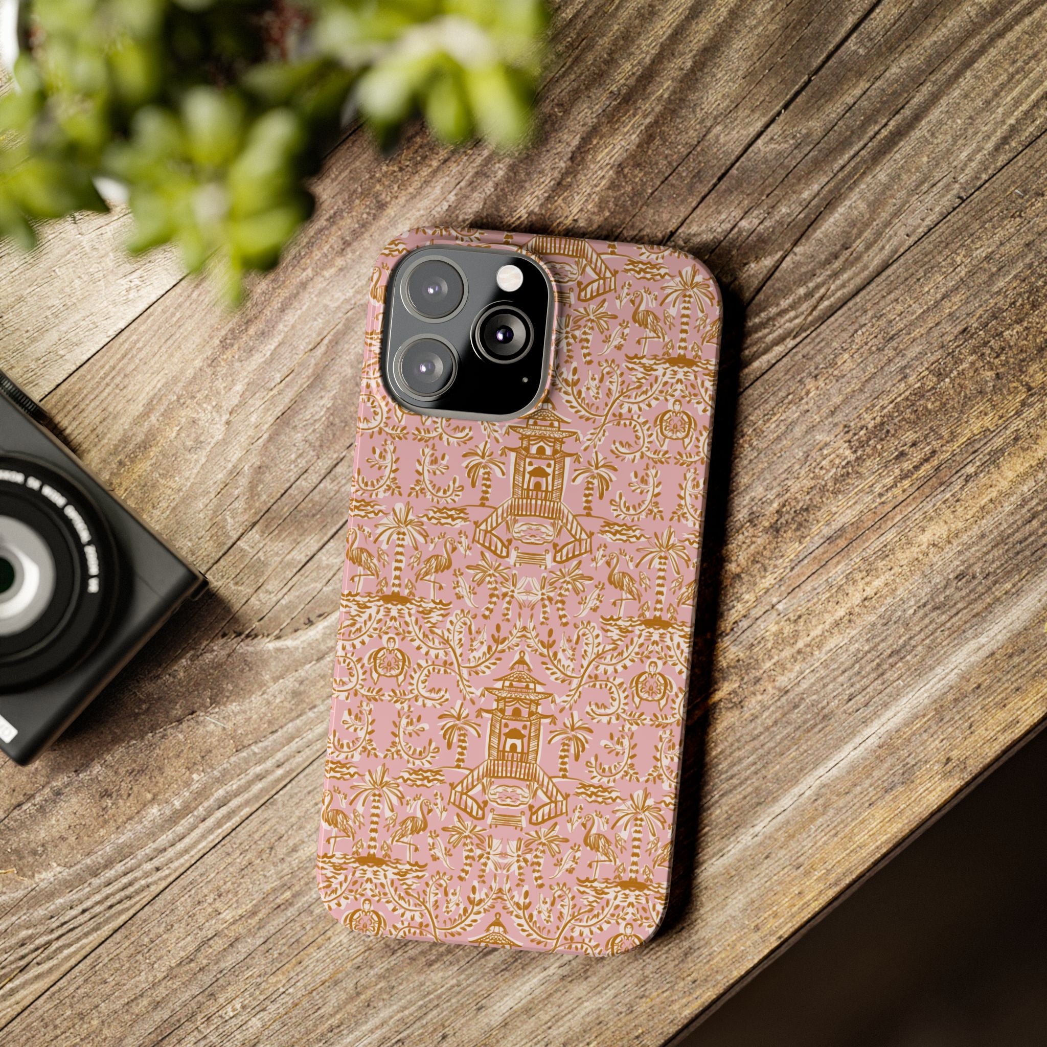 Soirée Pink Slim Phone Case
