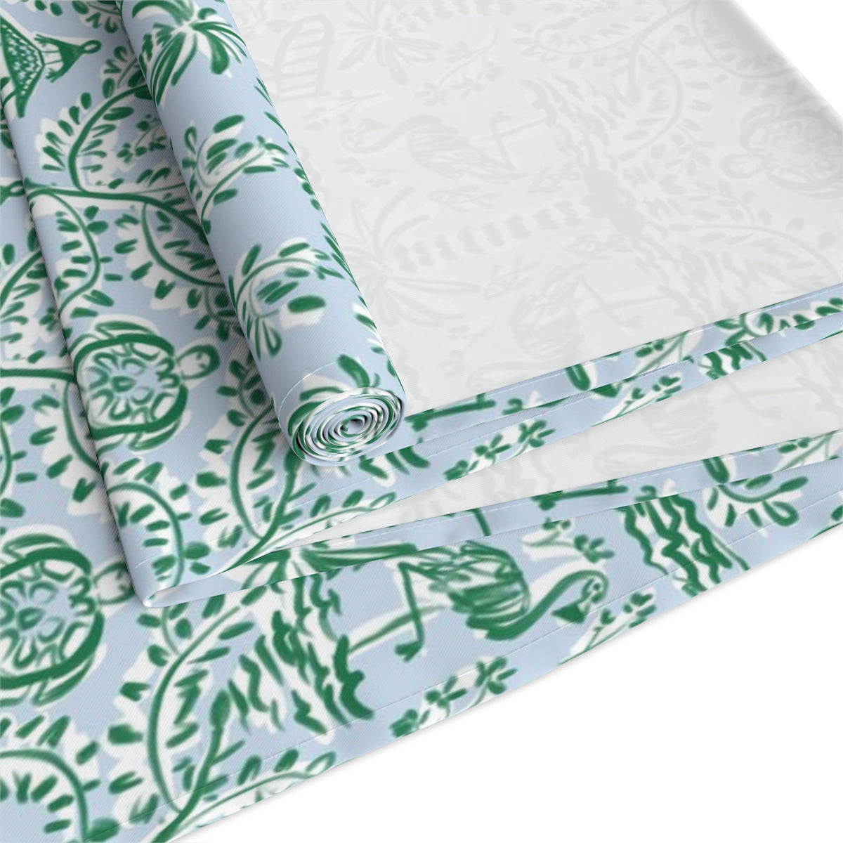 Chinoiserie Palms Table Runner