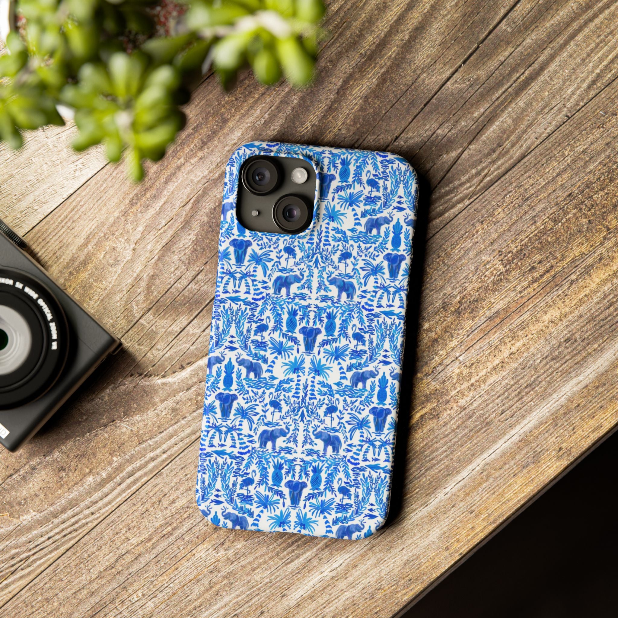 Elephant Fun Slim Phone Case