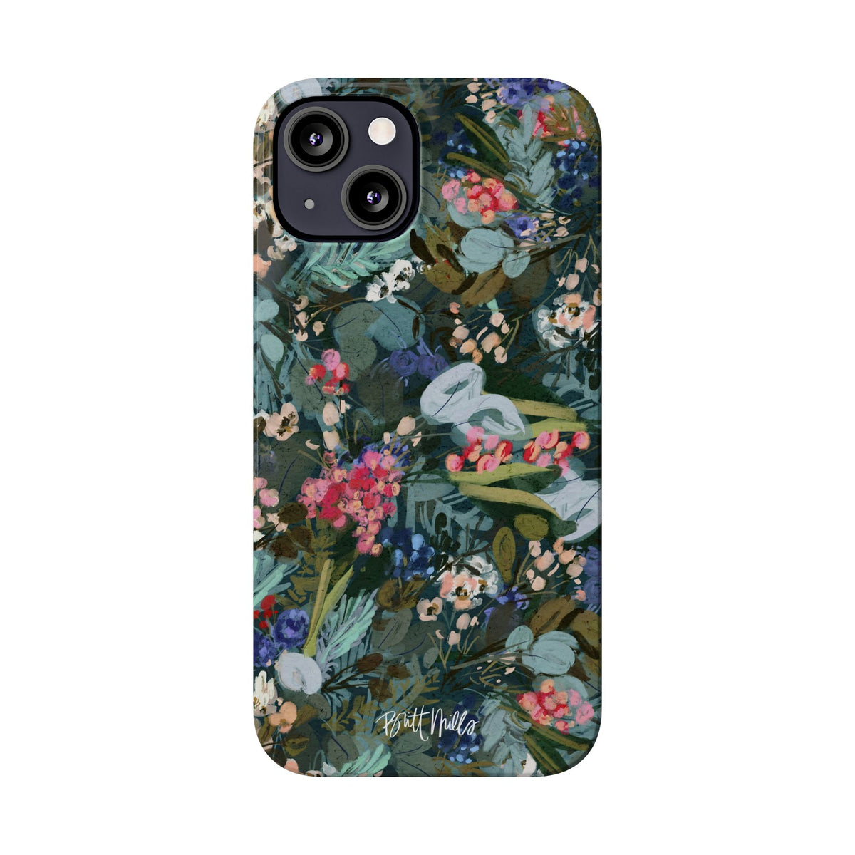 Winter Berry Slim Phone Case