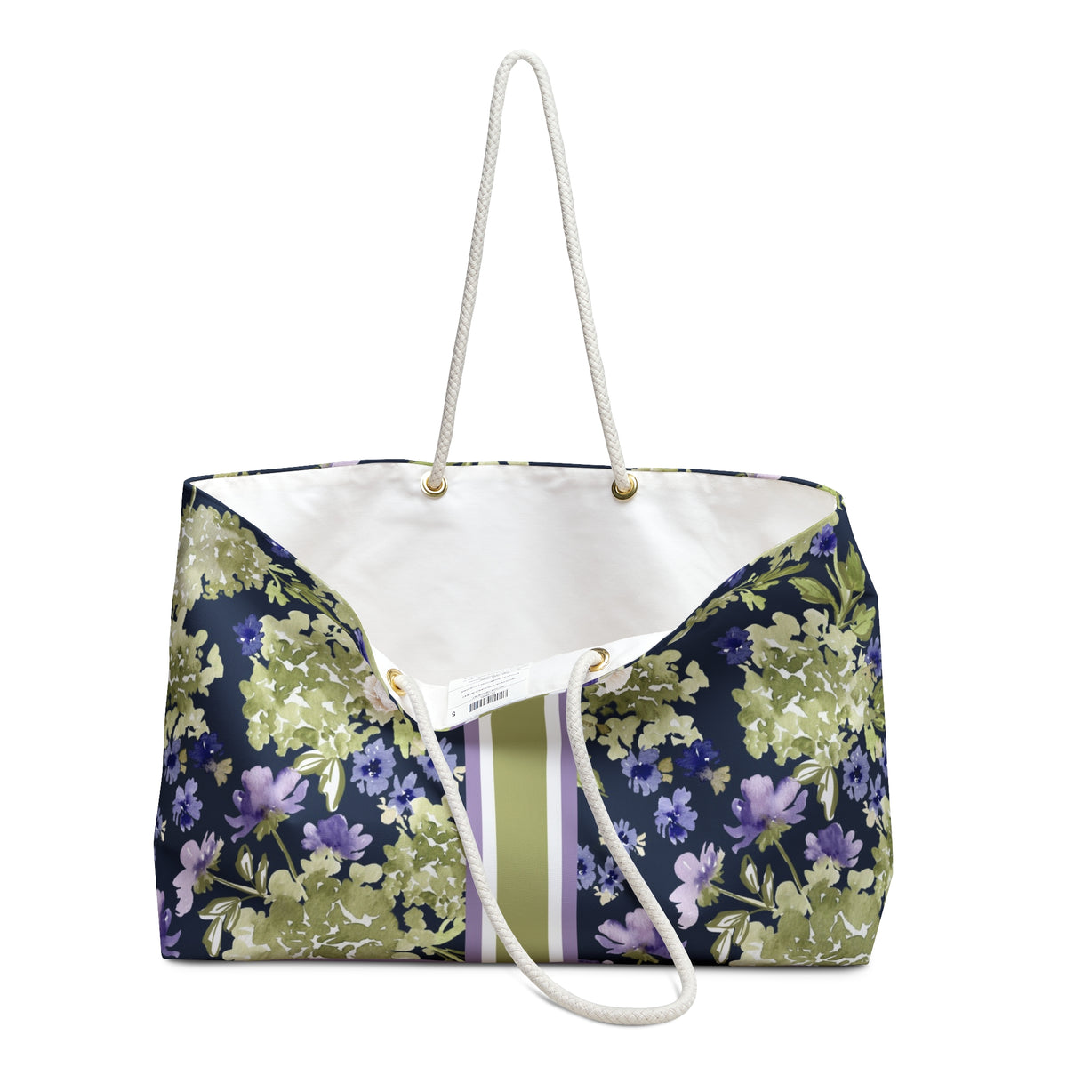 Calista Striped Monogrammed Mahjong Bag
