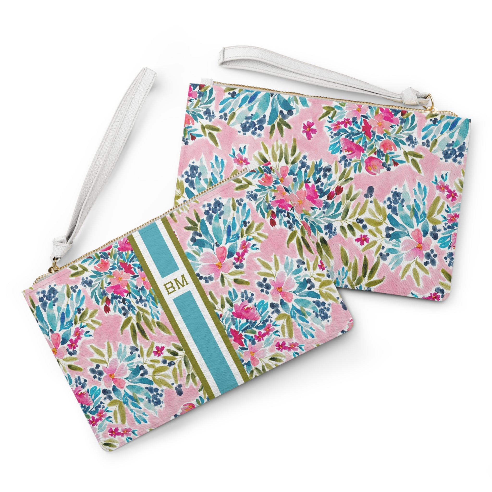 Aria II Striped Monogrammed Mahjong Card Holder