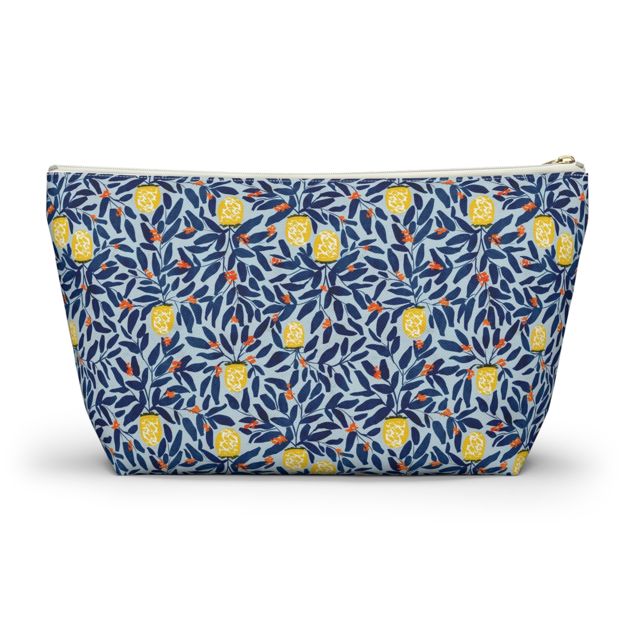 Lola Striped Monogrammed Pouch