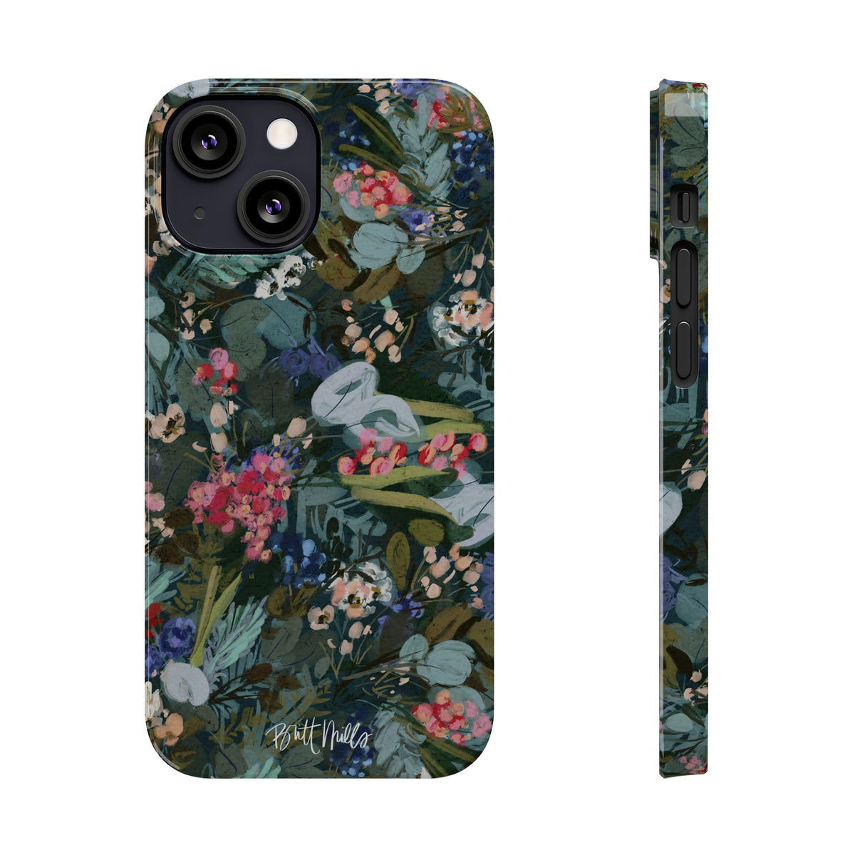 Winter Berry Slim Phone Case