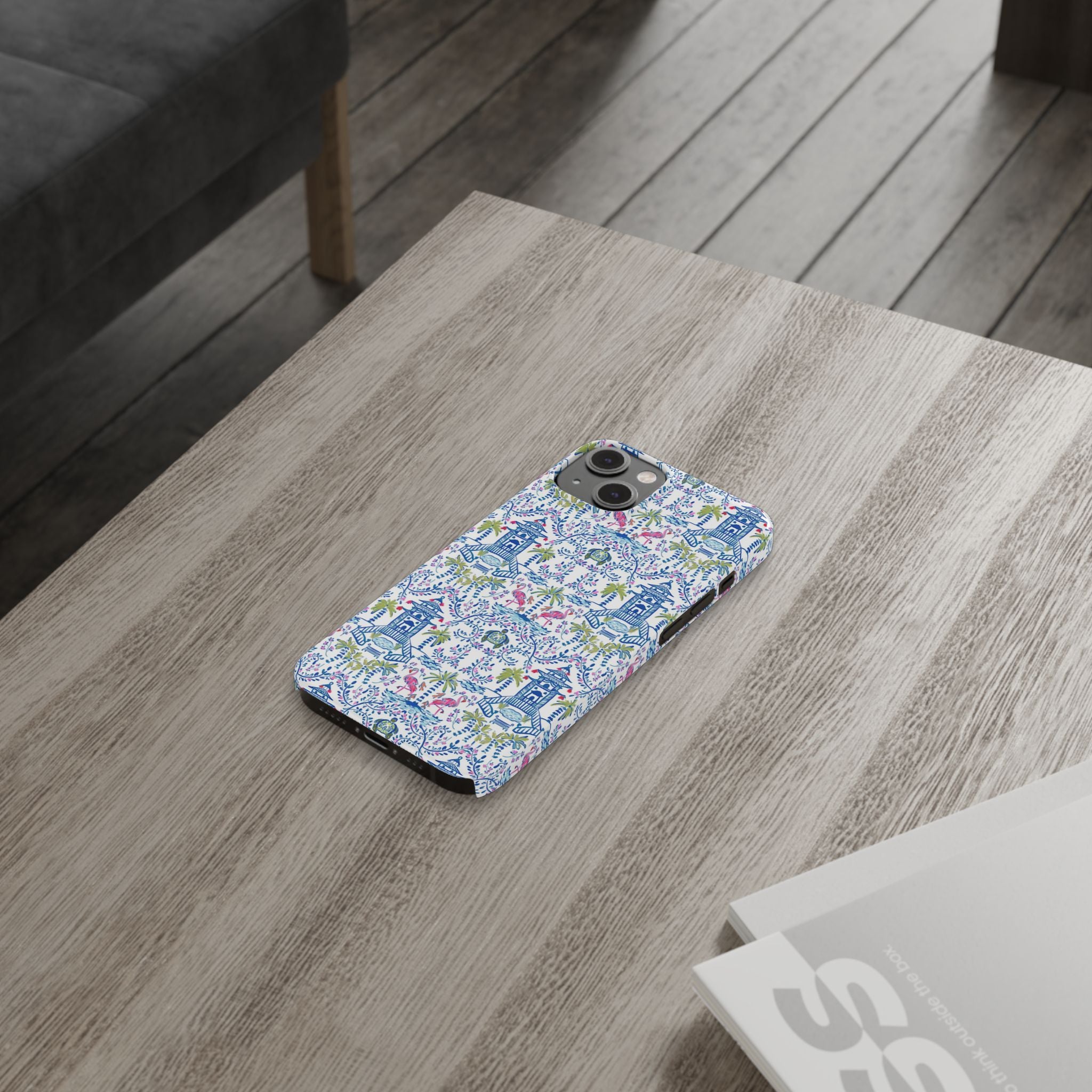 Colorful Chinoiserie Slim Phone Case