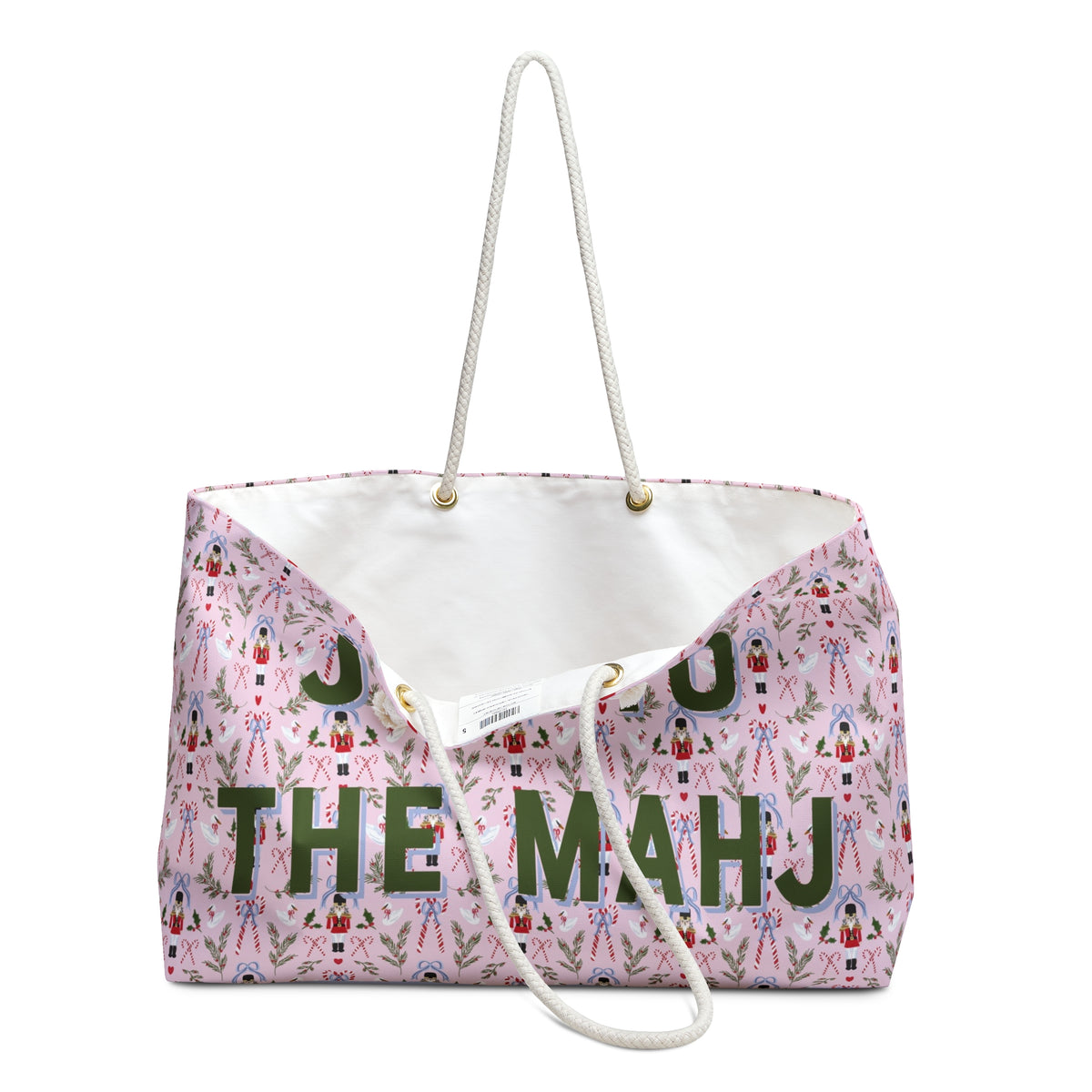 Joy to the Mahj Holiday Mahjong Bag in Nutcracker