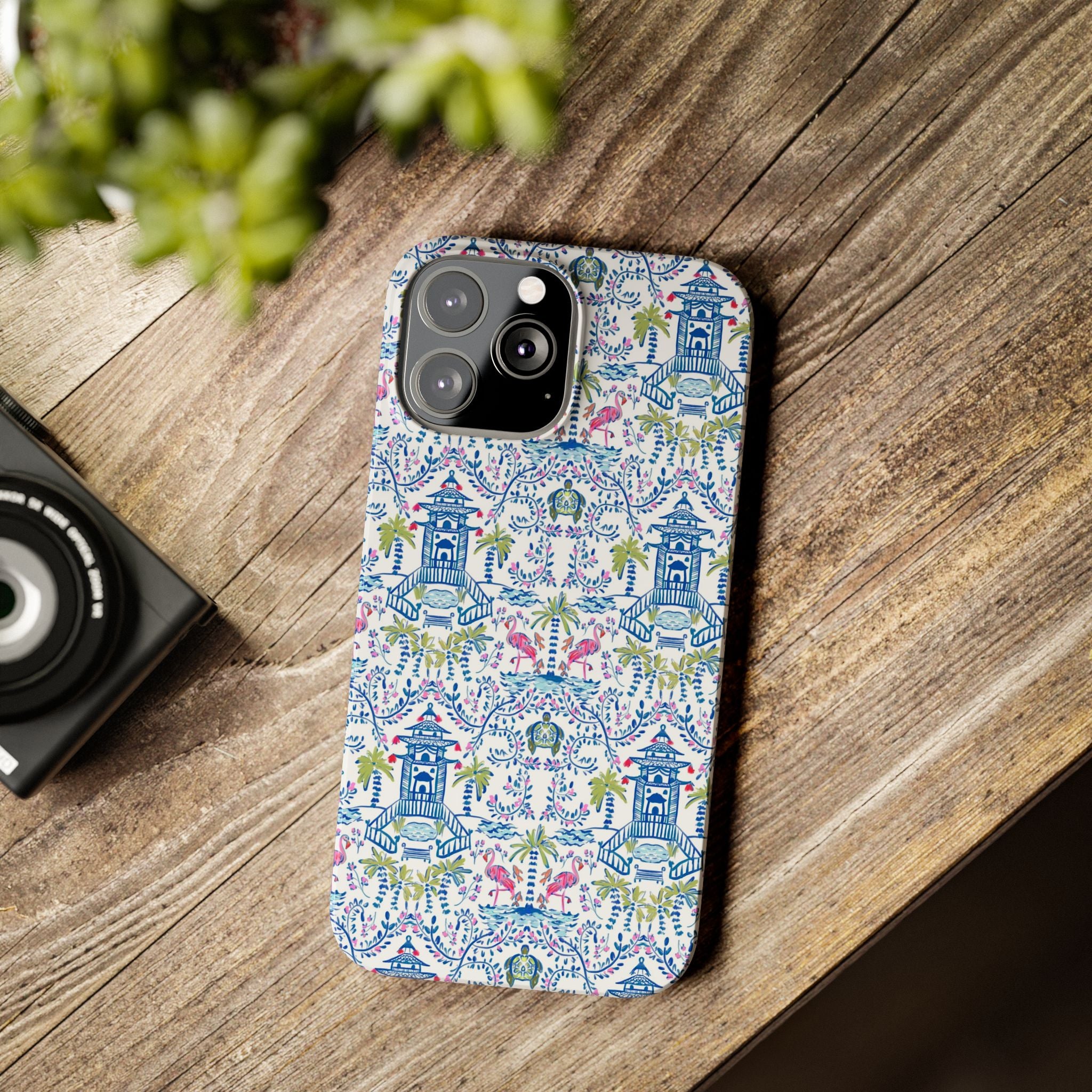 Colorful Chinoiserie Slim Phone Case