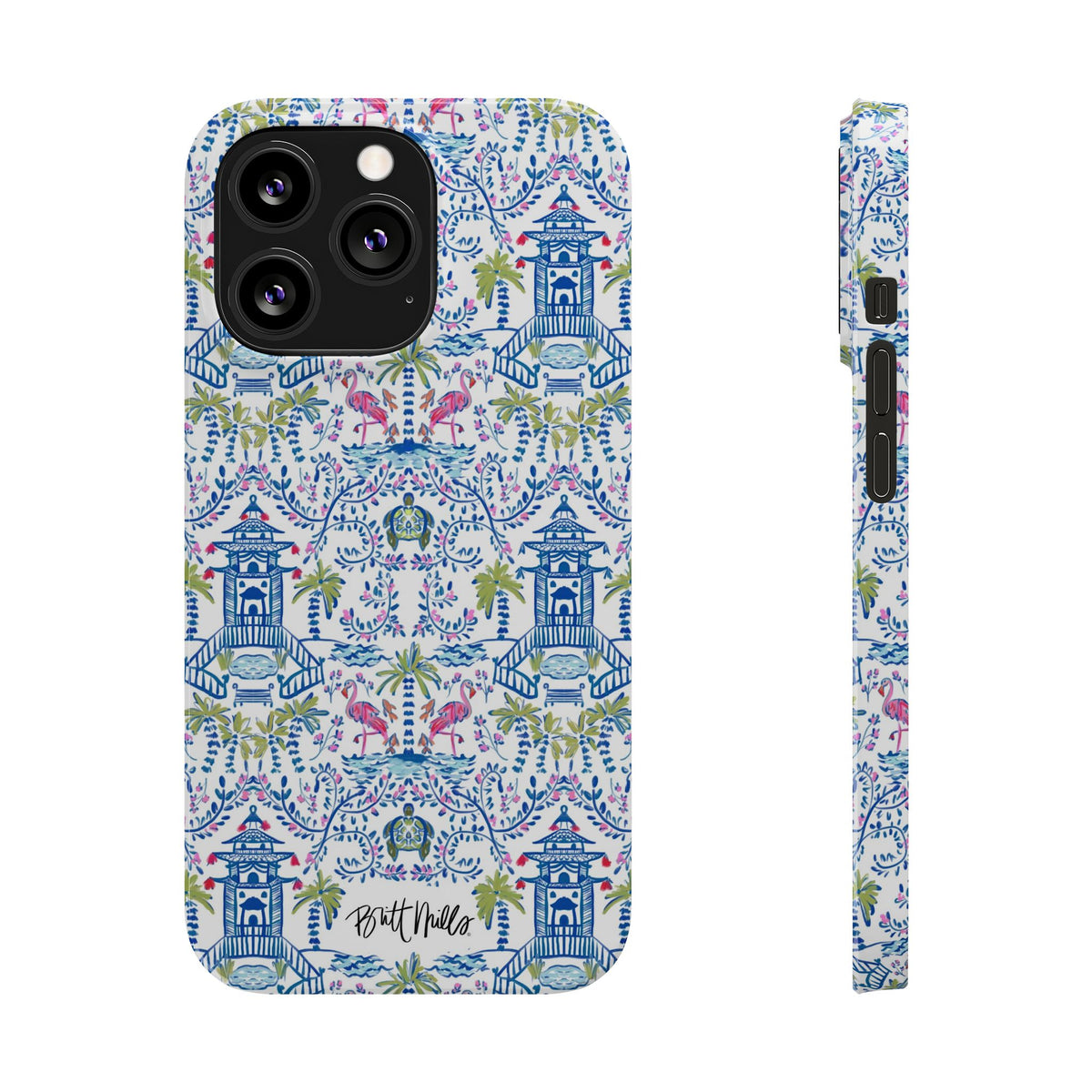 Colorful Chinoiserie Slim Phone Case