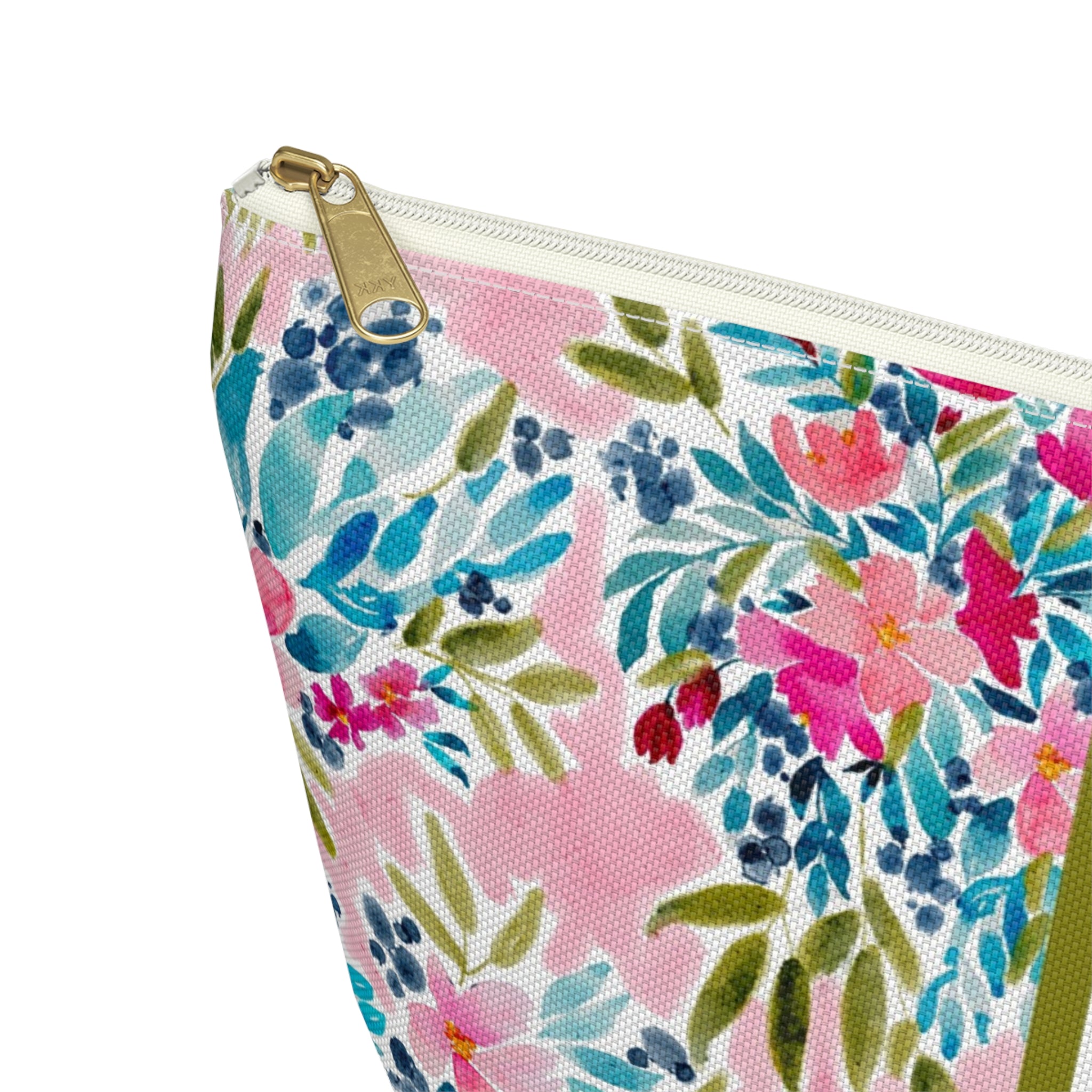 Aria II Striped Monogrammed Mahjong Tile Pouch