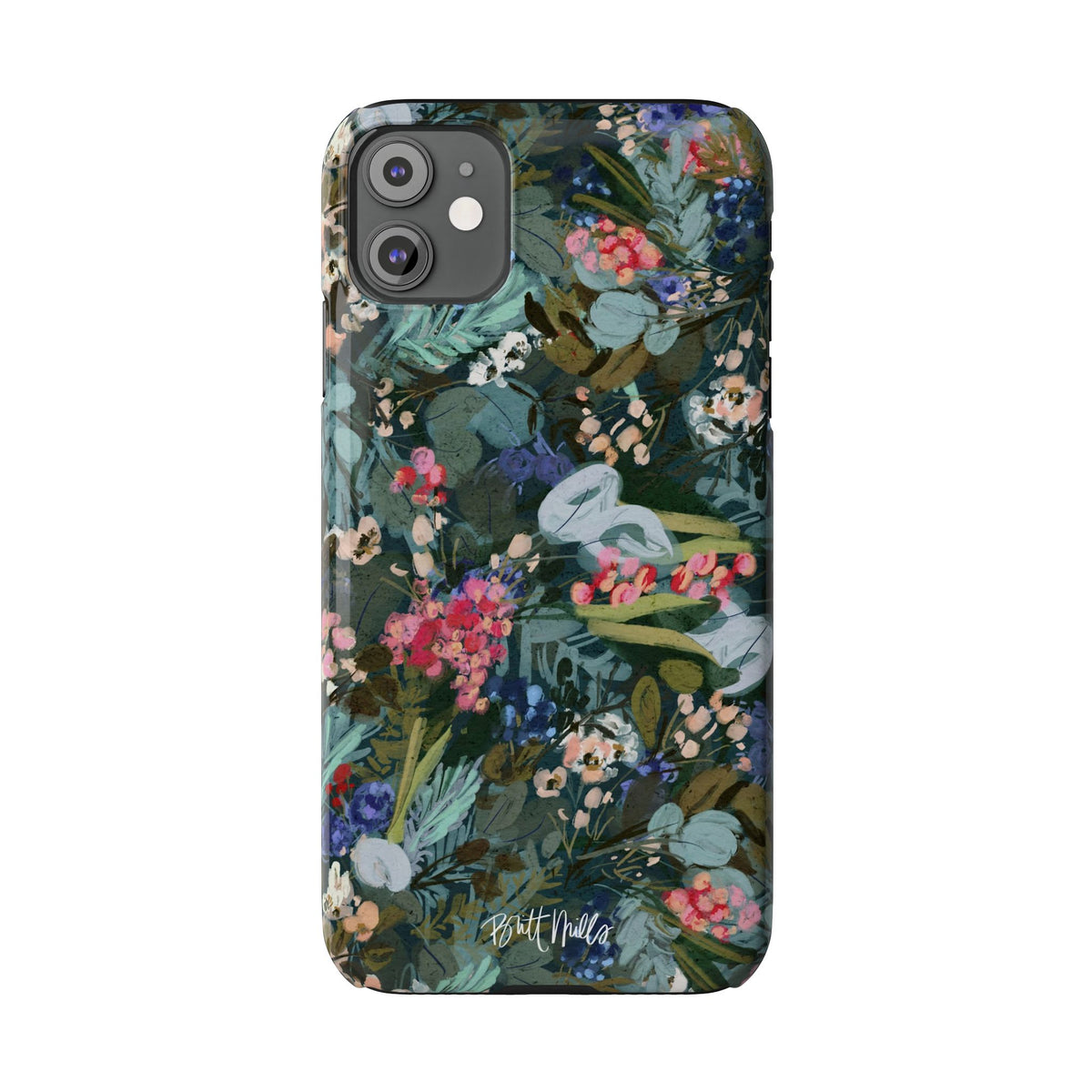 Winter Berry Slim Phone Case
