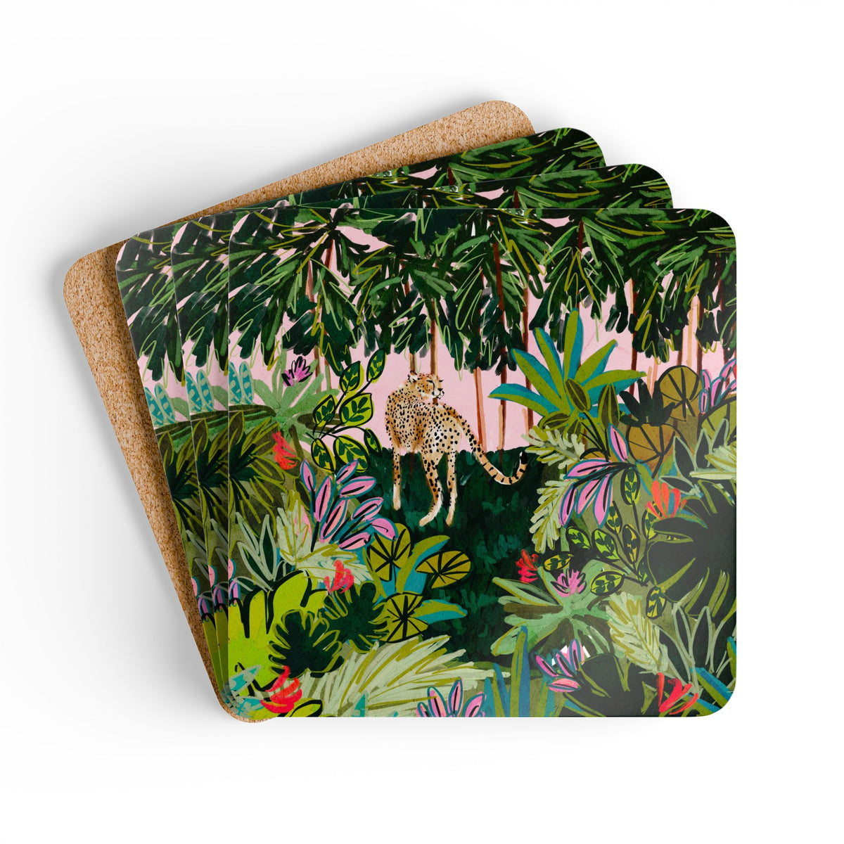 Emerald Mirage Coaster Set (Set of 4)