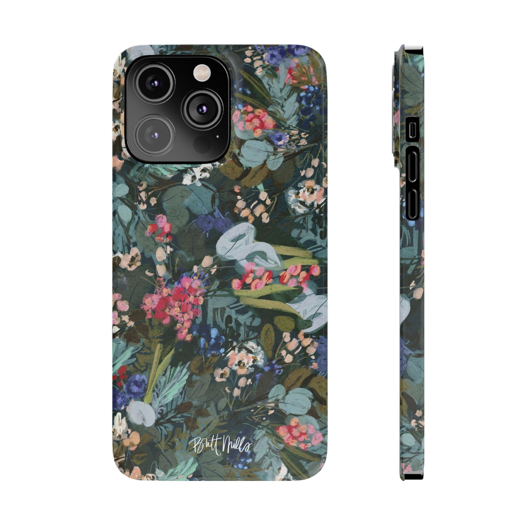 Winter Berry Slim Phone Case