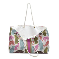 Safari Society Striped Monogrammed Mahjong Bag