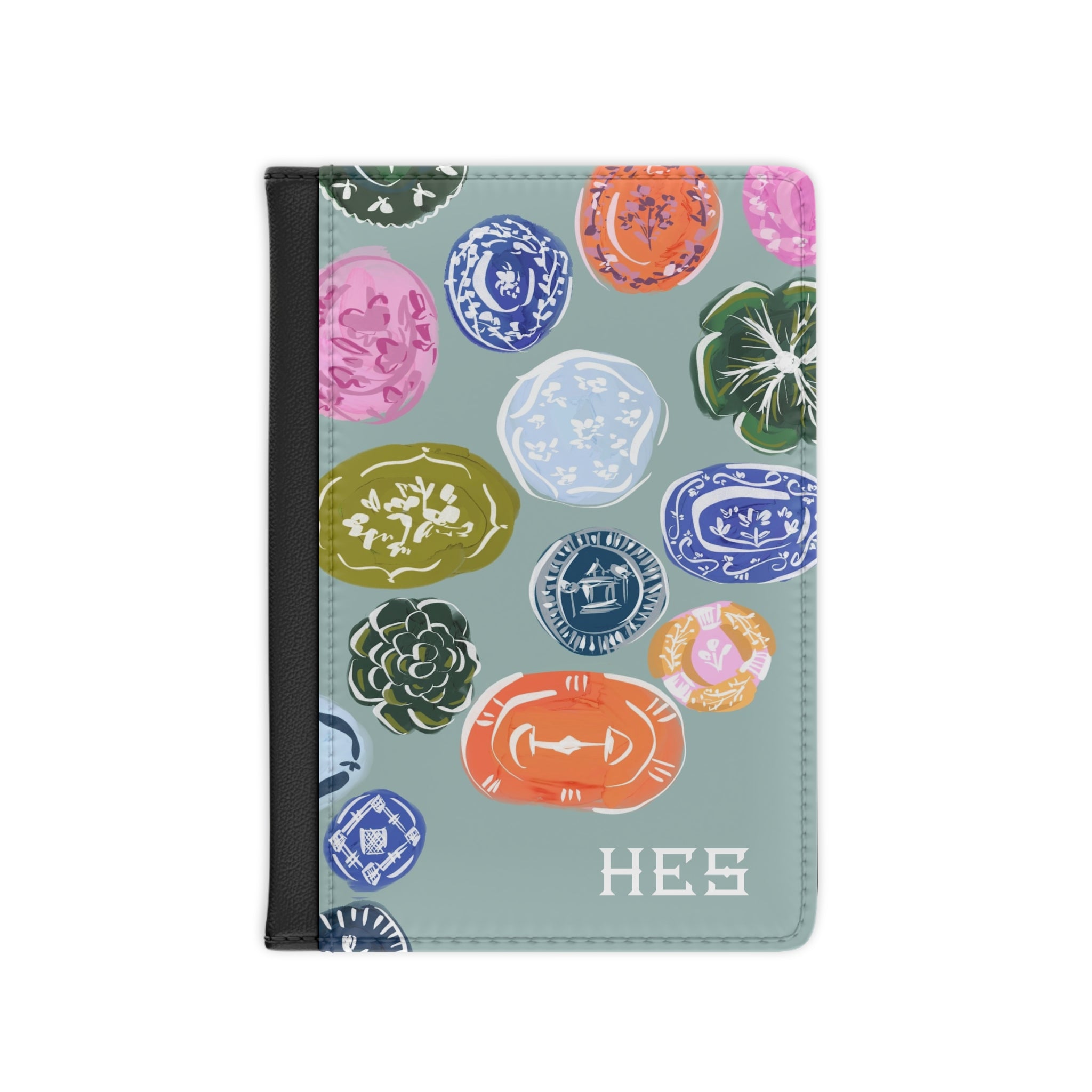 Willow Monogrammed Passport Cover