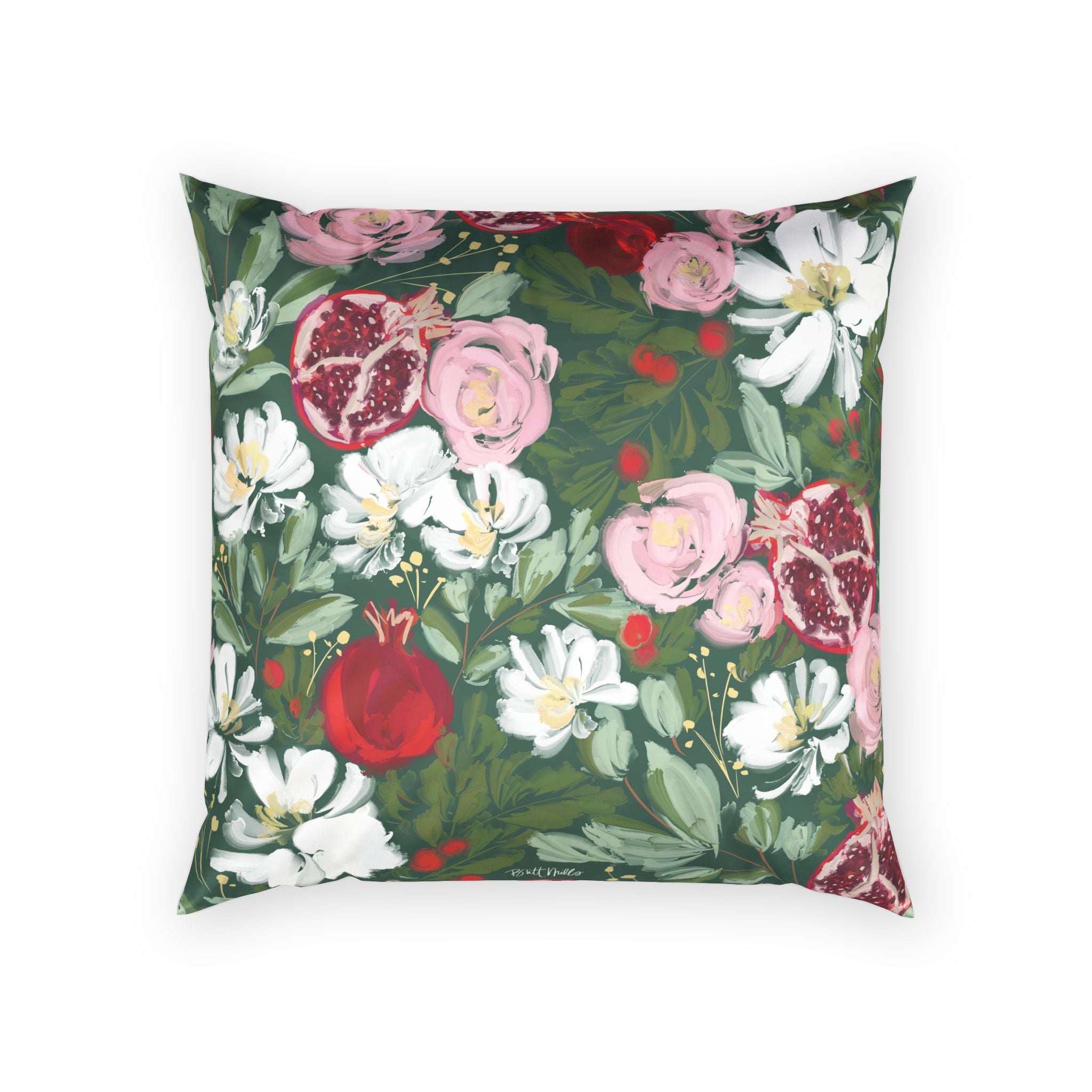 Crimson Harvest Velvet Pillow