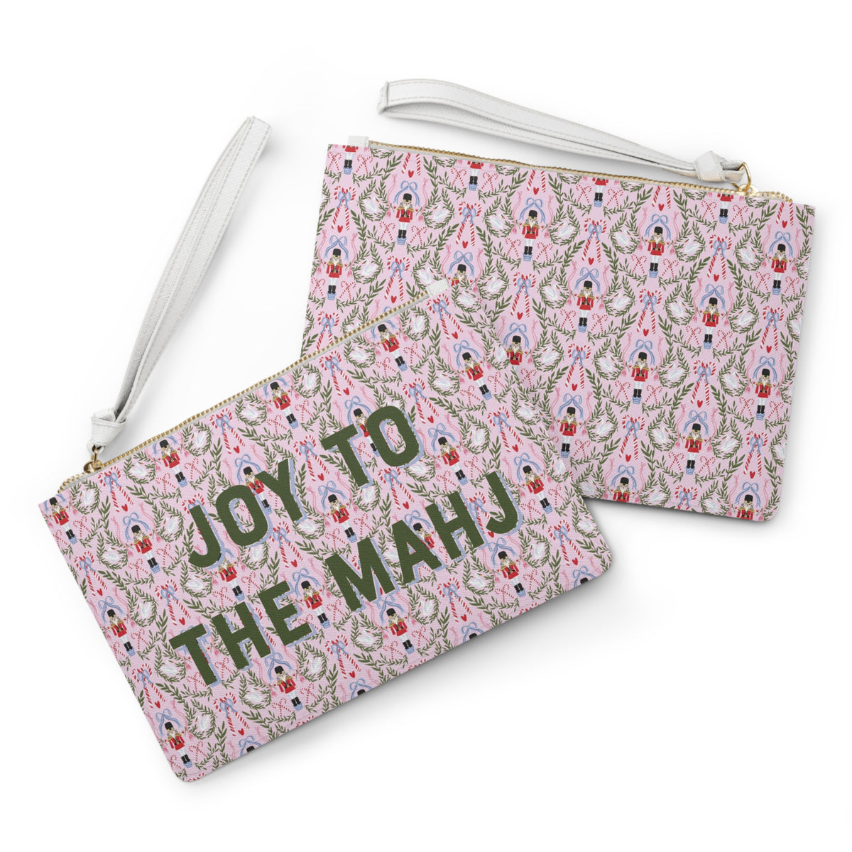 Joy to the Mahj Holiday Mahjong Card Holder in Nutcracker