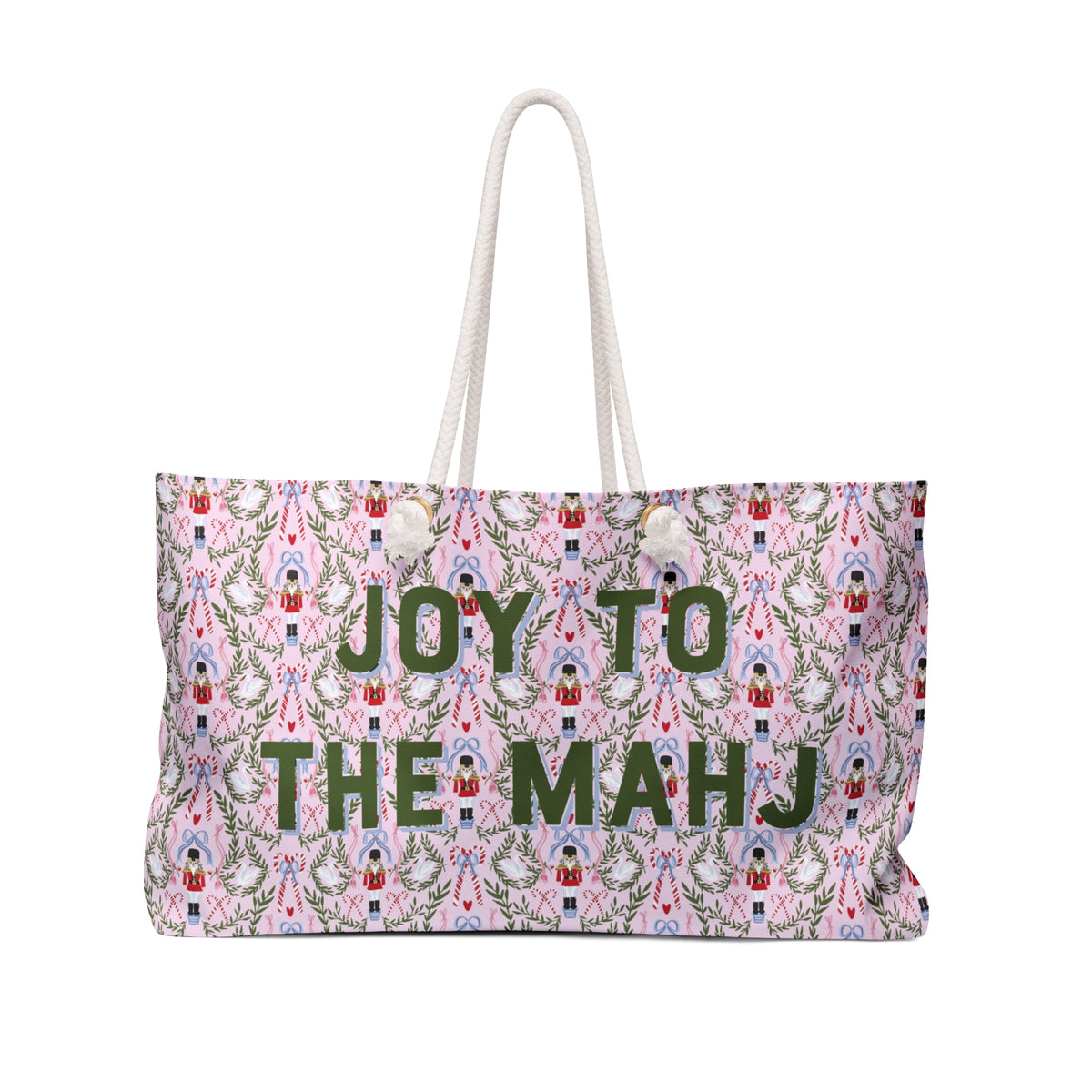 Joy to the Mahj Holiday Mahjong Bag in Nutcracker