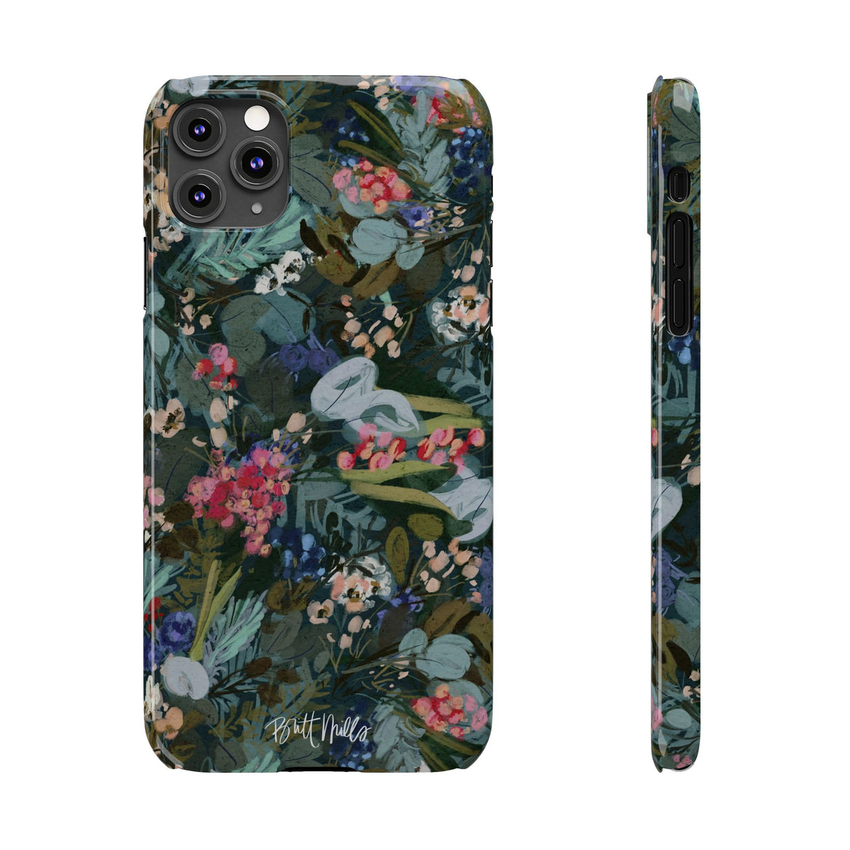 Winter Berry Slim Phone Case