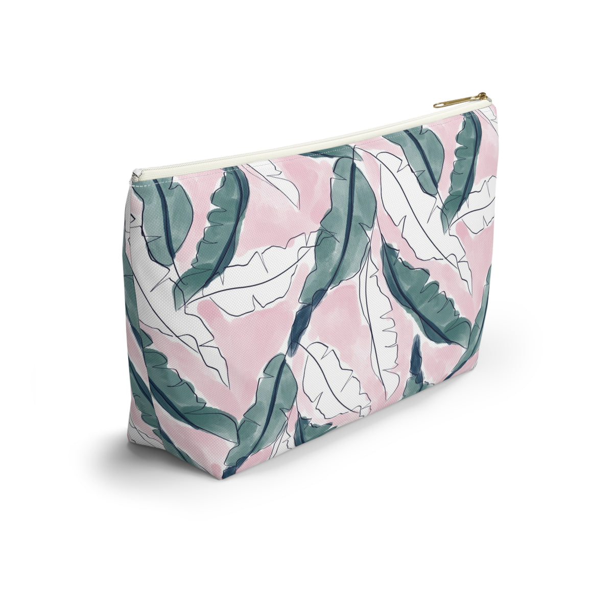 Queensland Striped Monogrammed Pouch